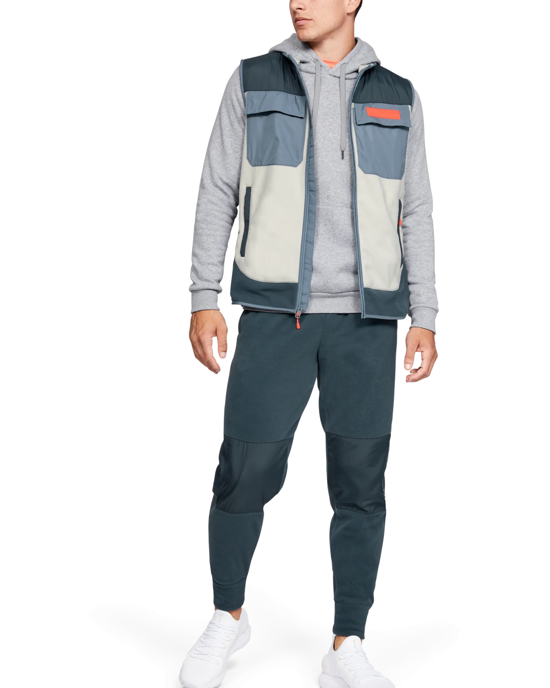 Men's UA Stm 9.1 Polar Fleece Vest - Image 3