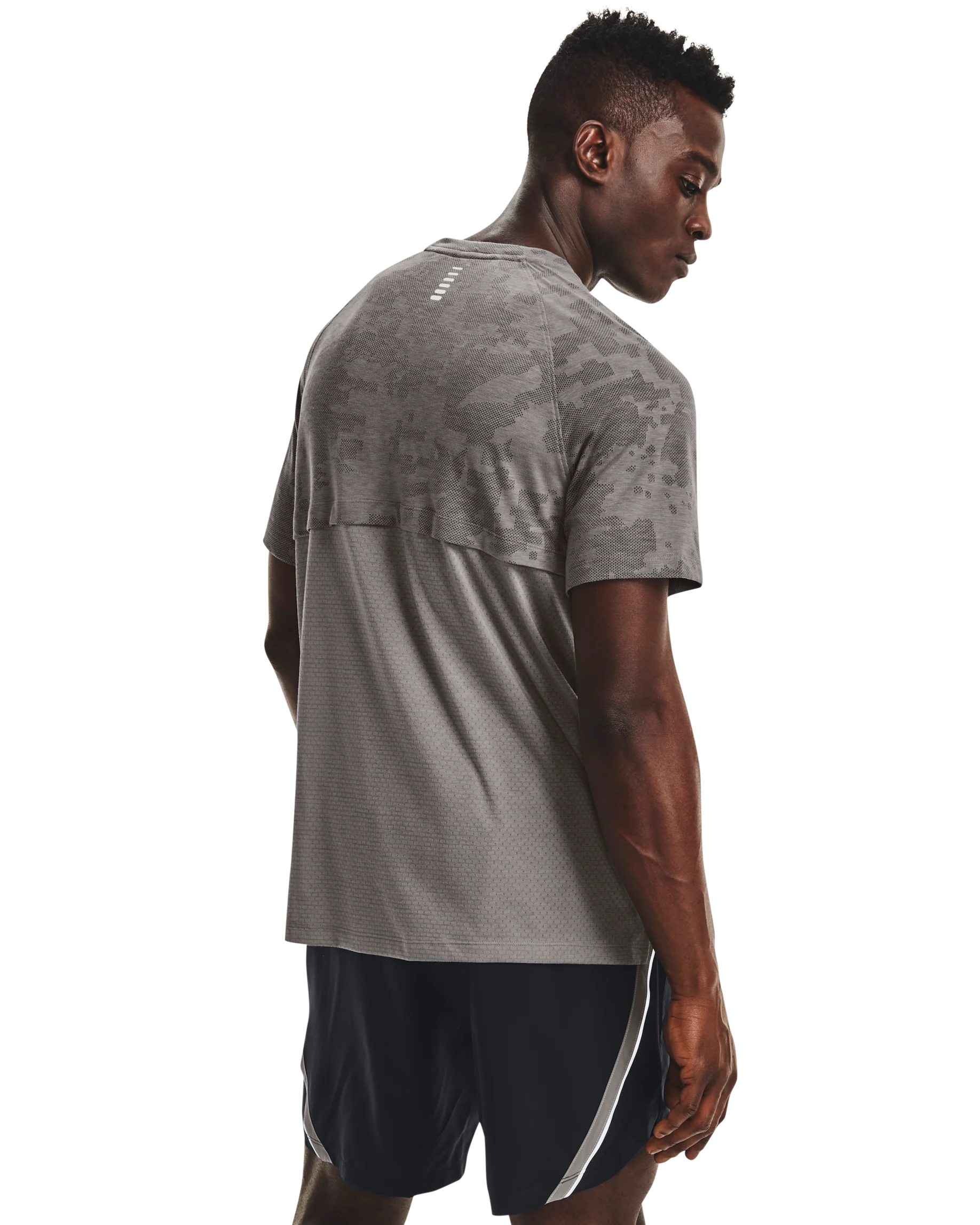 Men's UA Streaker 2.0 Camo Short Sleeve - Image 2