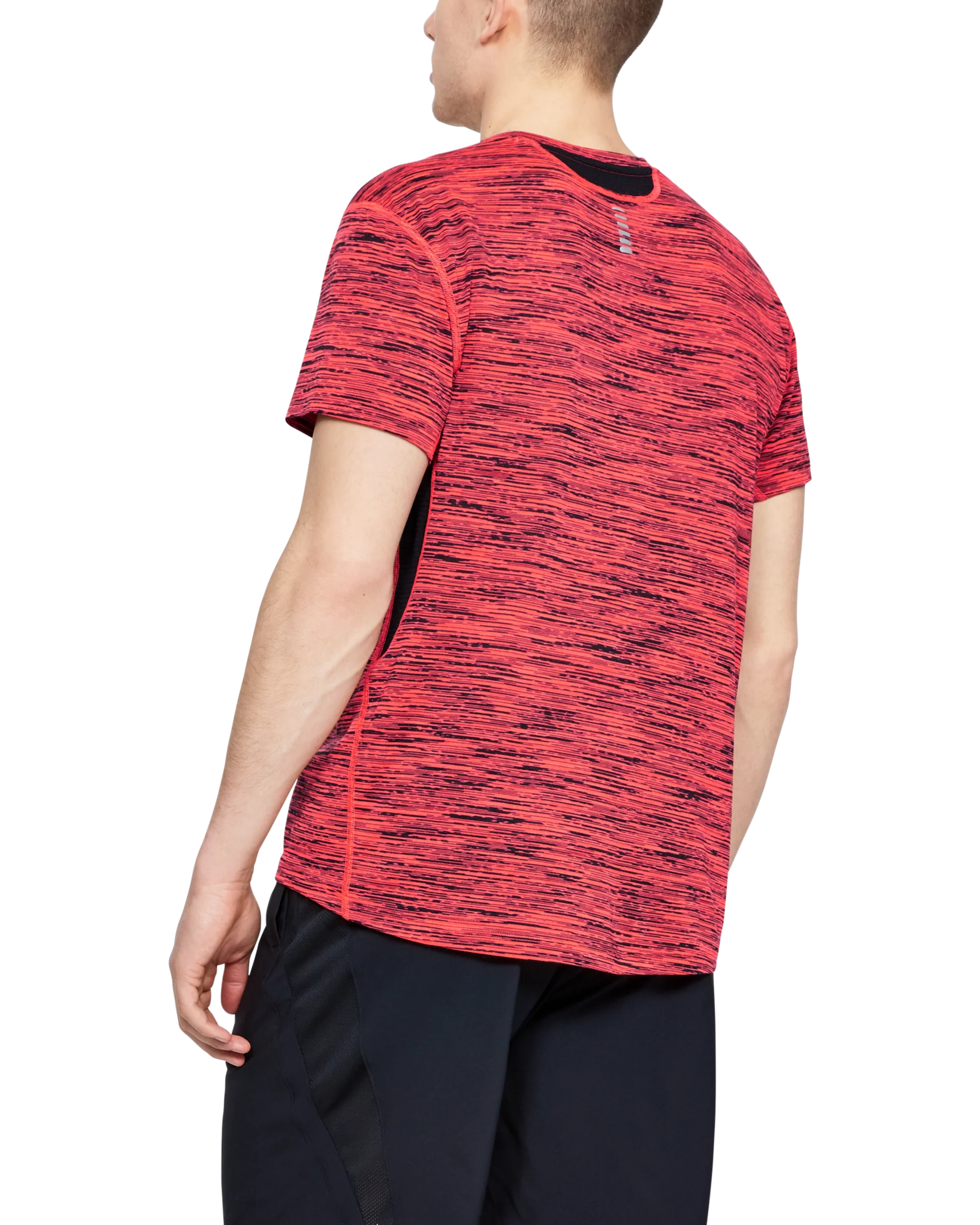 Men's UA Streaker 2.0 Time Lapse Short Sleeve Shirt - Image 2