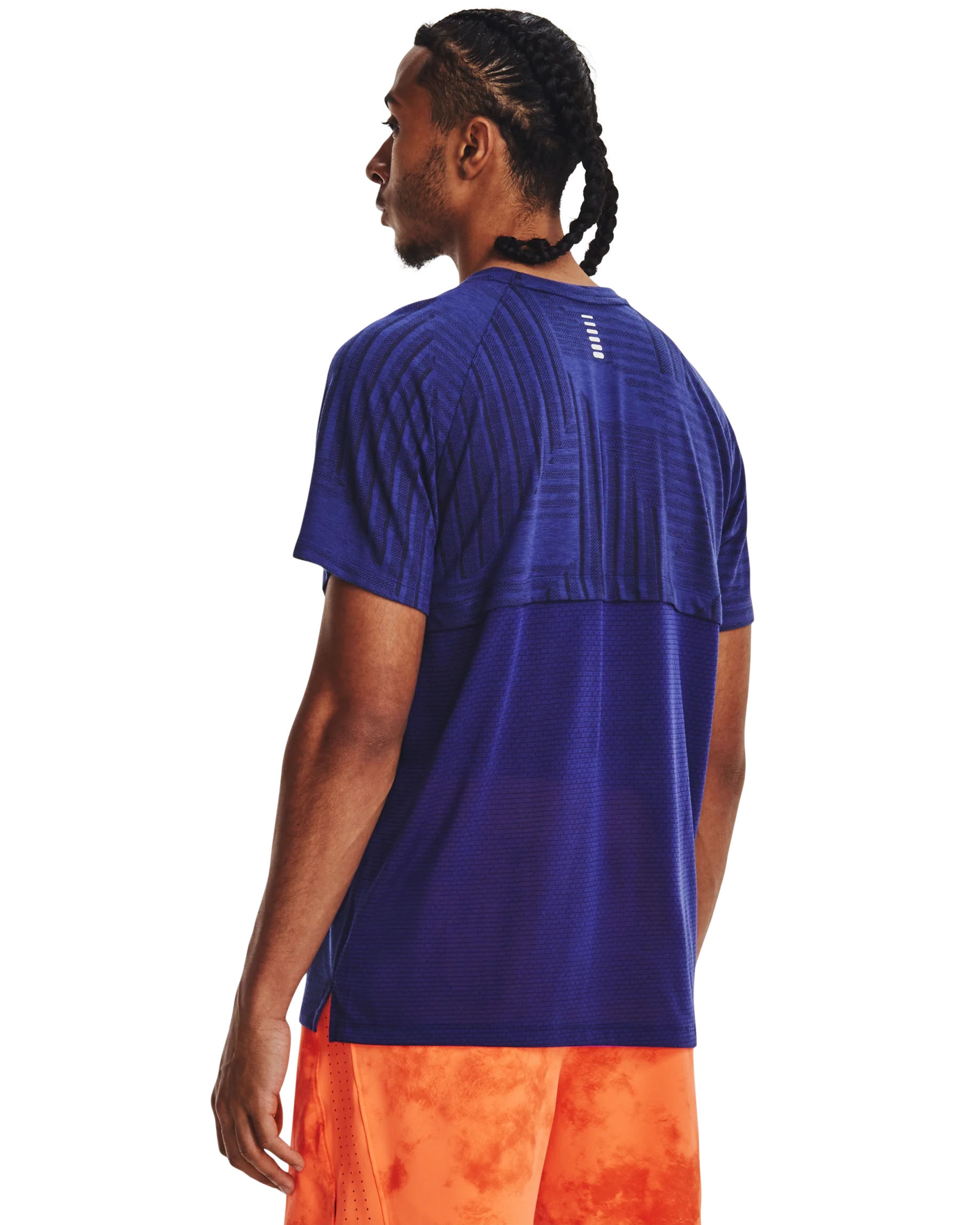 Men's UA Streaker Deco Diamond Short Sleeve - Image 2