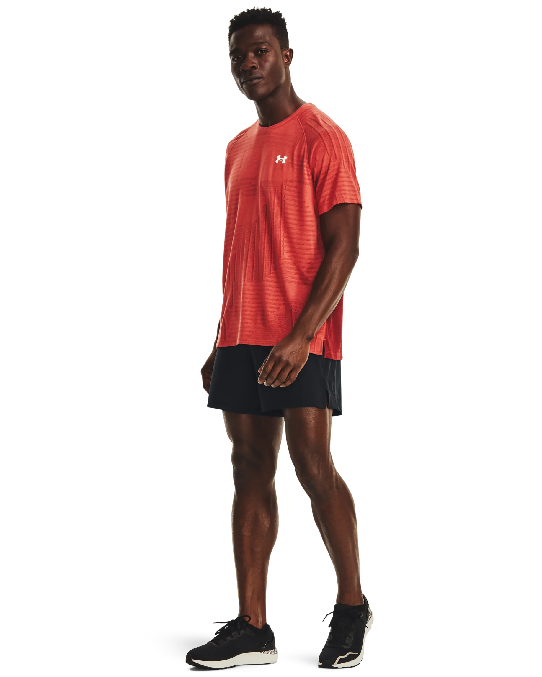 Men's UA Streaker Deco Diamond Short Sleeve - Image 3