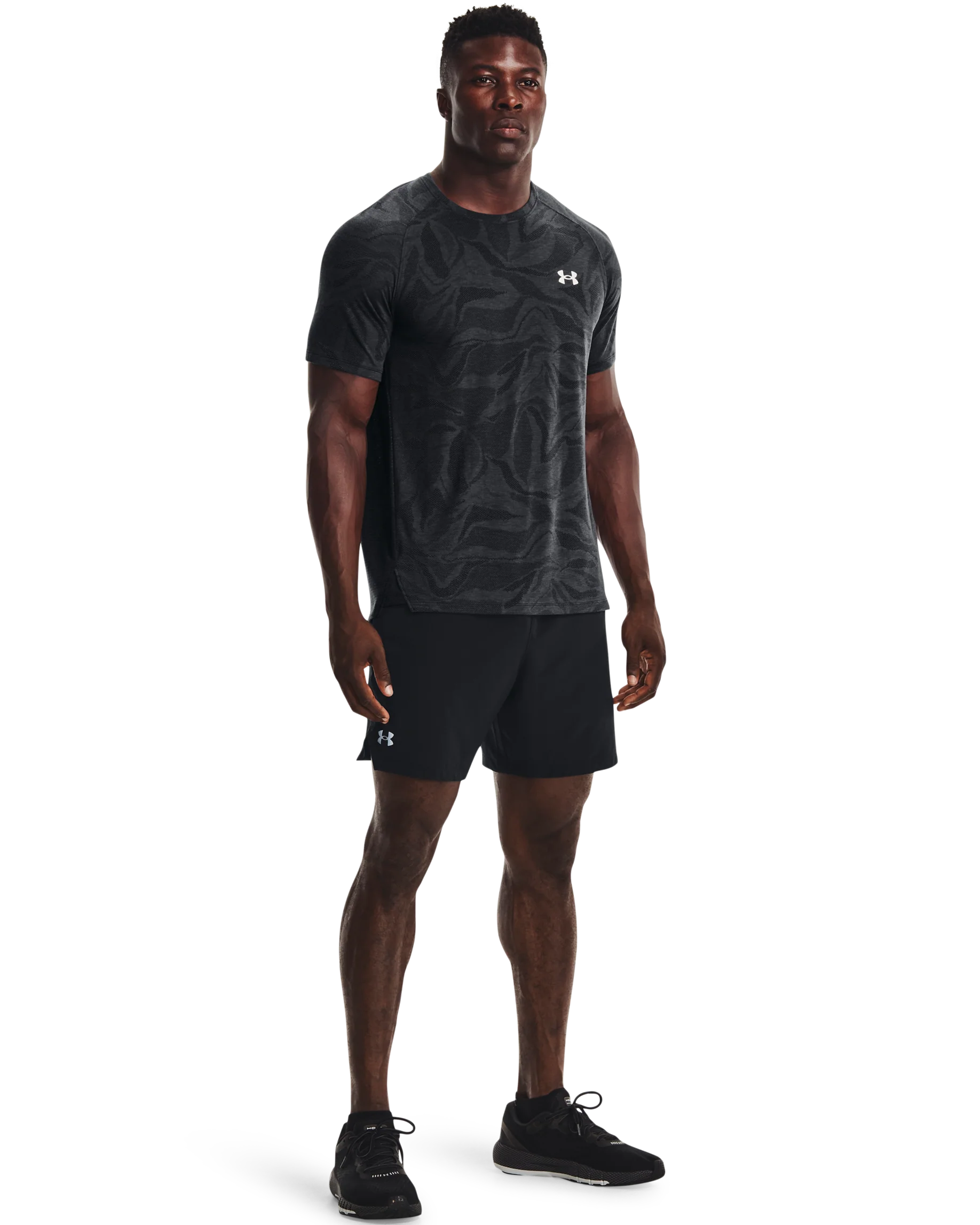Men's UA Streaker Jacquard T-Shirt - Image 4