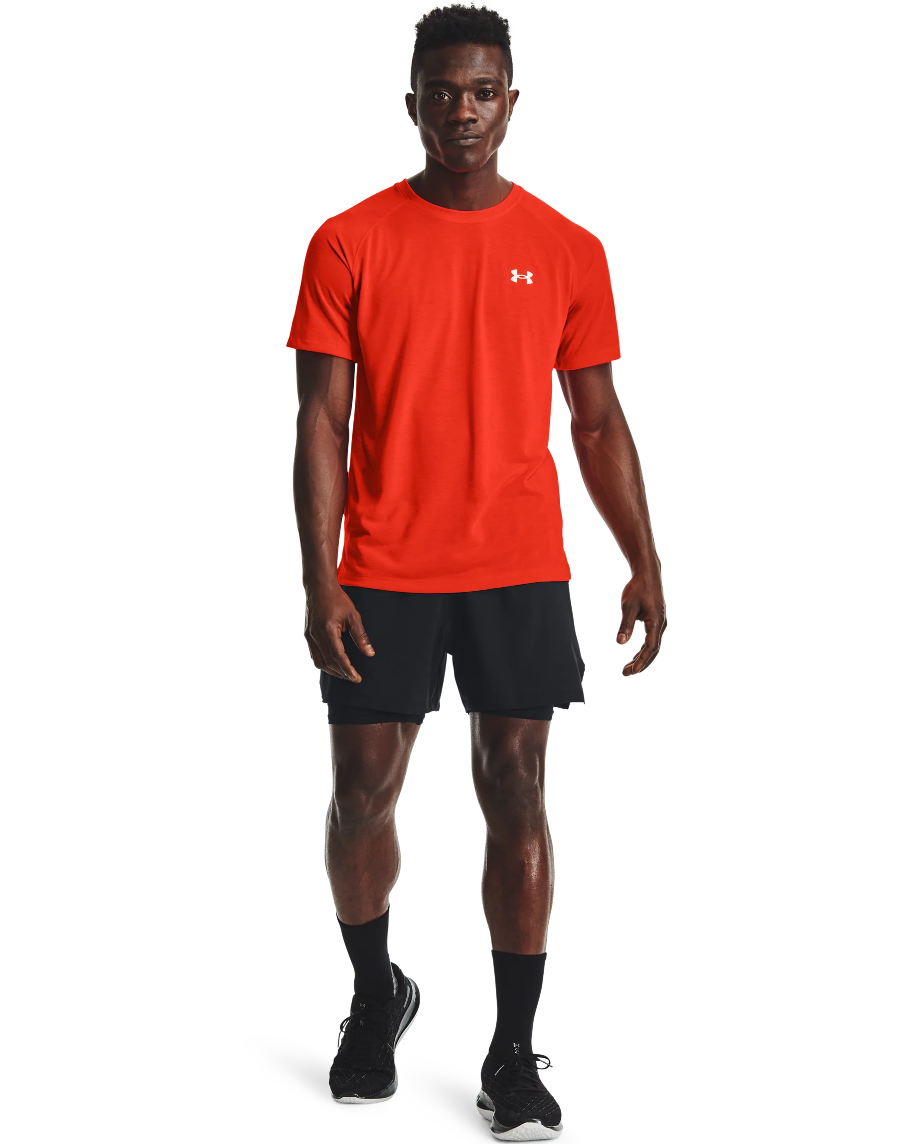 Men's UA Streaker Run Short Sleeve - Image 2