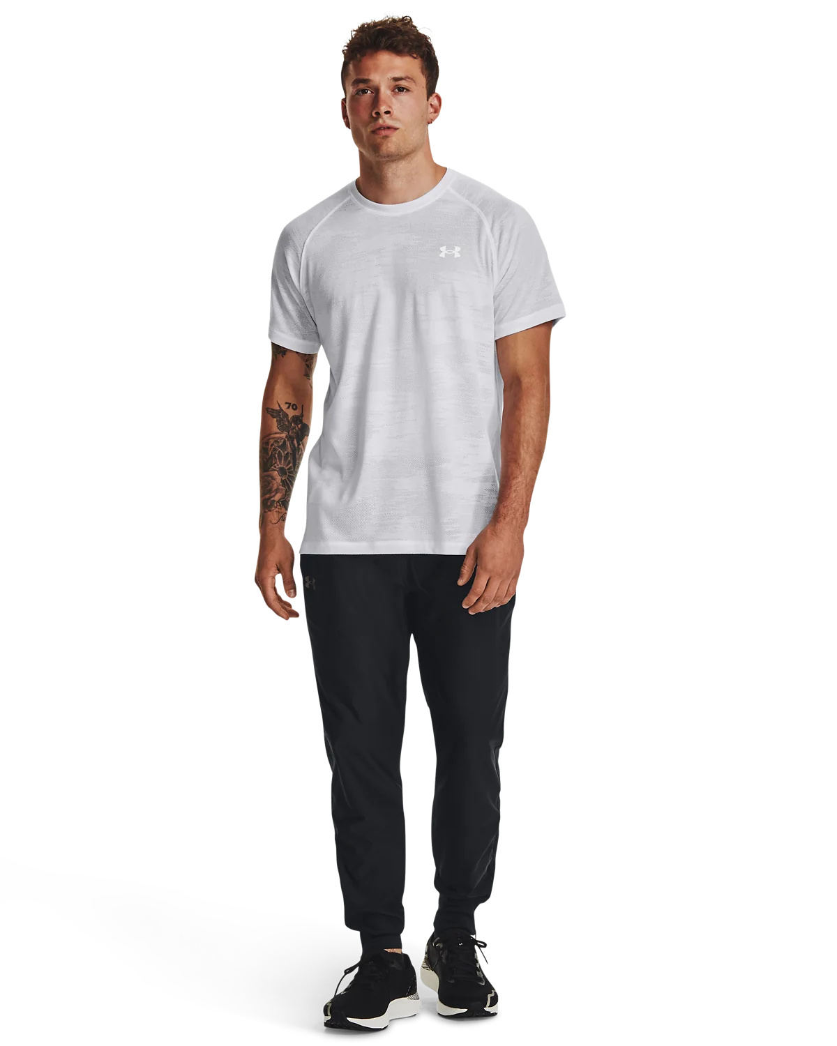 Men's UA Streaker Speed Camo Short Sleeve - Image 4