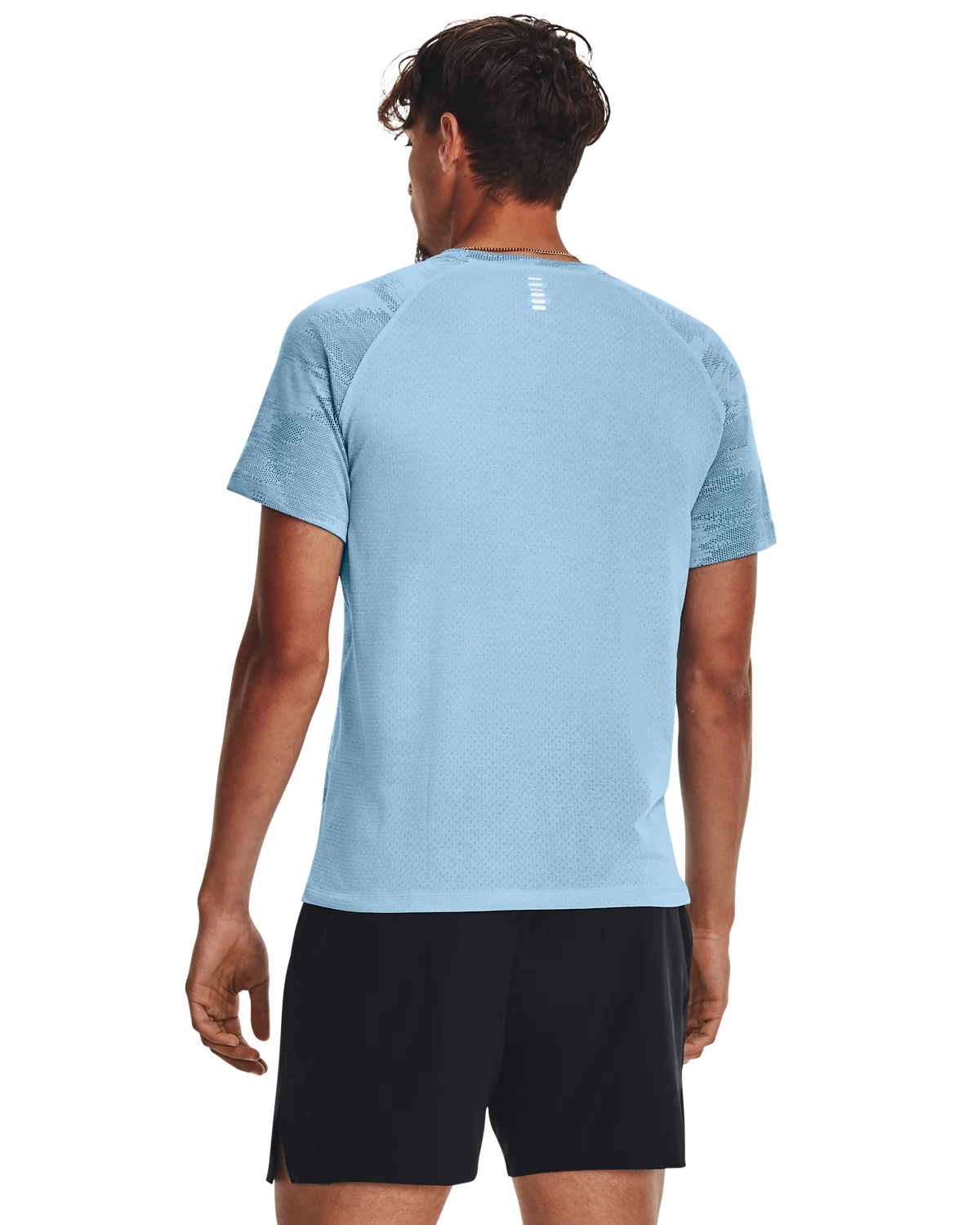 Men's UA Streaker Speed Camo Short Sleeve - Image 2