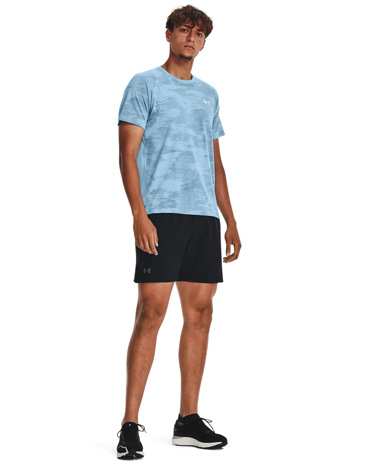 Men's UA Streaker Speed Camo Short Sleeve - Image 4
