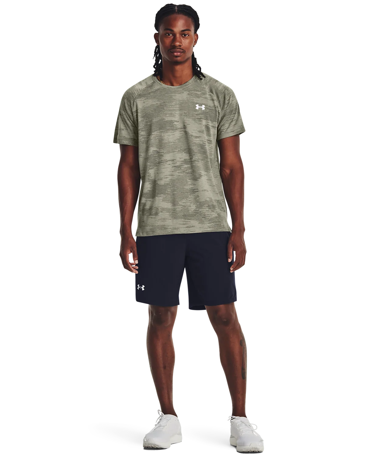 Men's UA Streaker Speed Camo Short Sleeve - Image 4