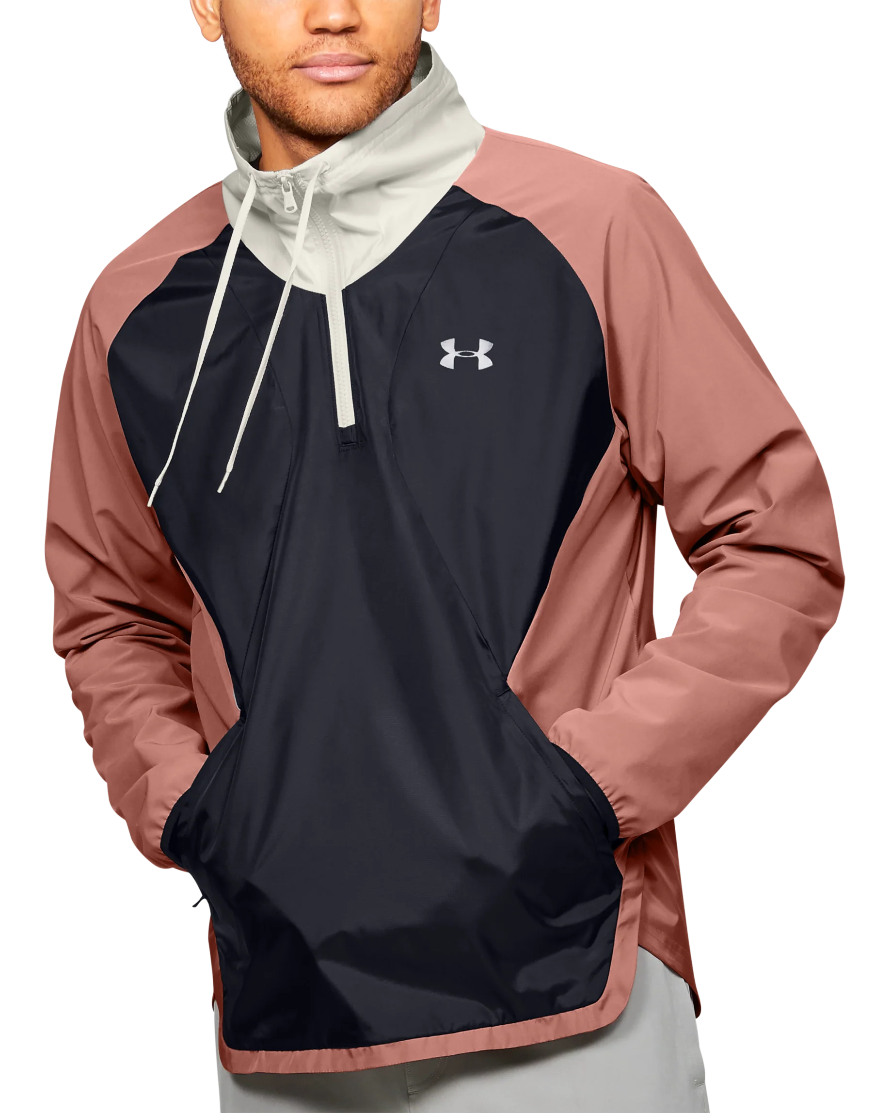 Men's UA Stretch Woven ½ Zip Jacket