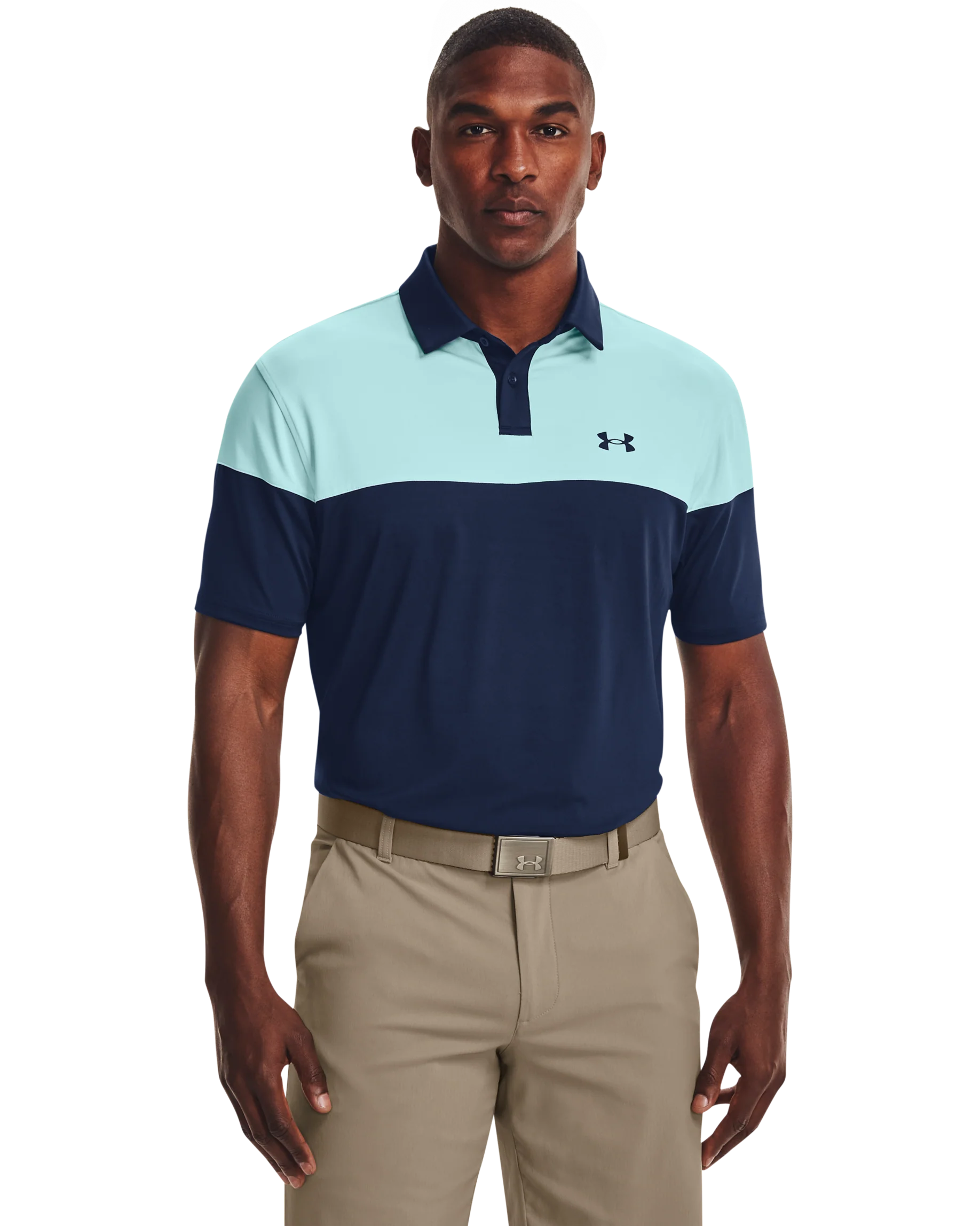 Men's UA Tee 2 Green Blocked Polo