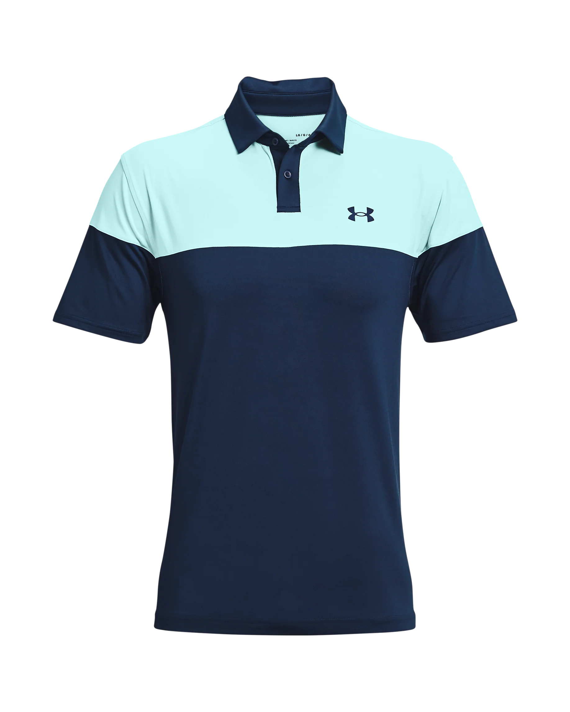 Men's UA Tee 2 Green Blocked Polo - Image 4