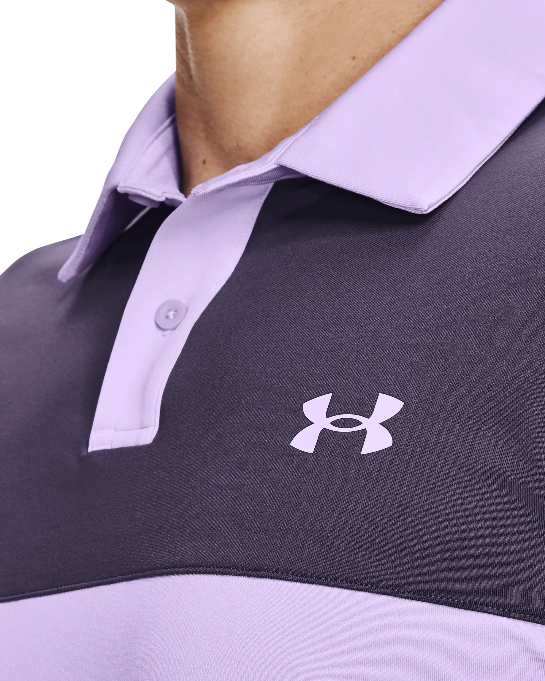 Men's UA Tee 2 Green Blocked Polo - Image 5