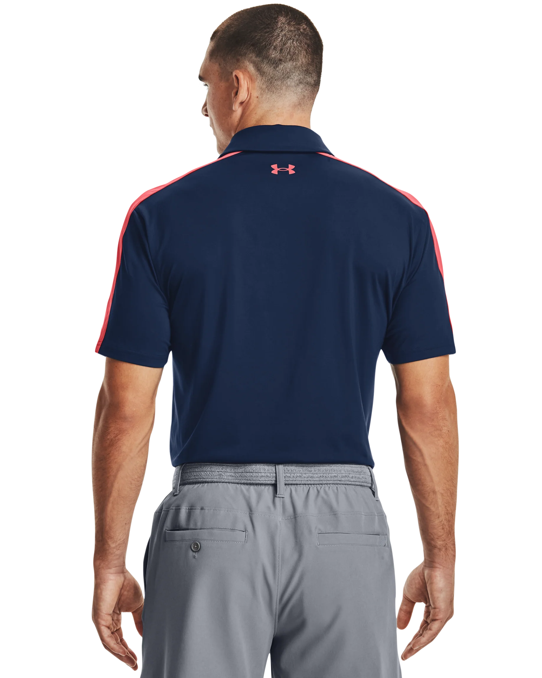 Men's UA Tee 2 Green Blocked Polo - Image 2
