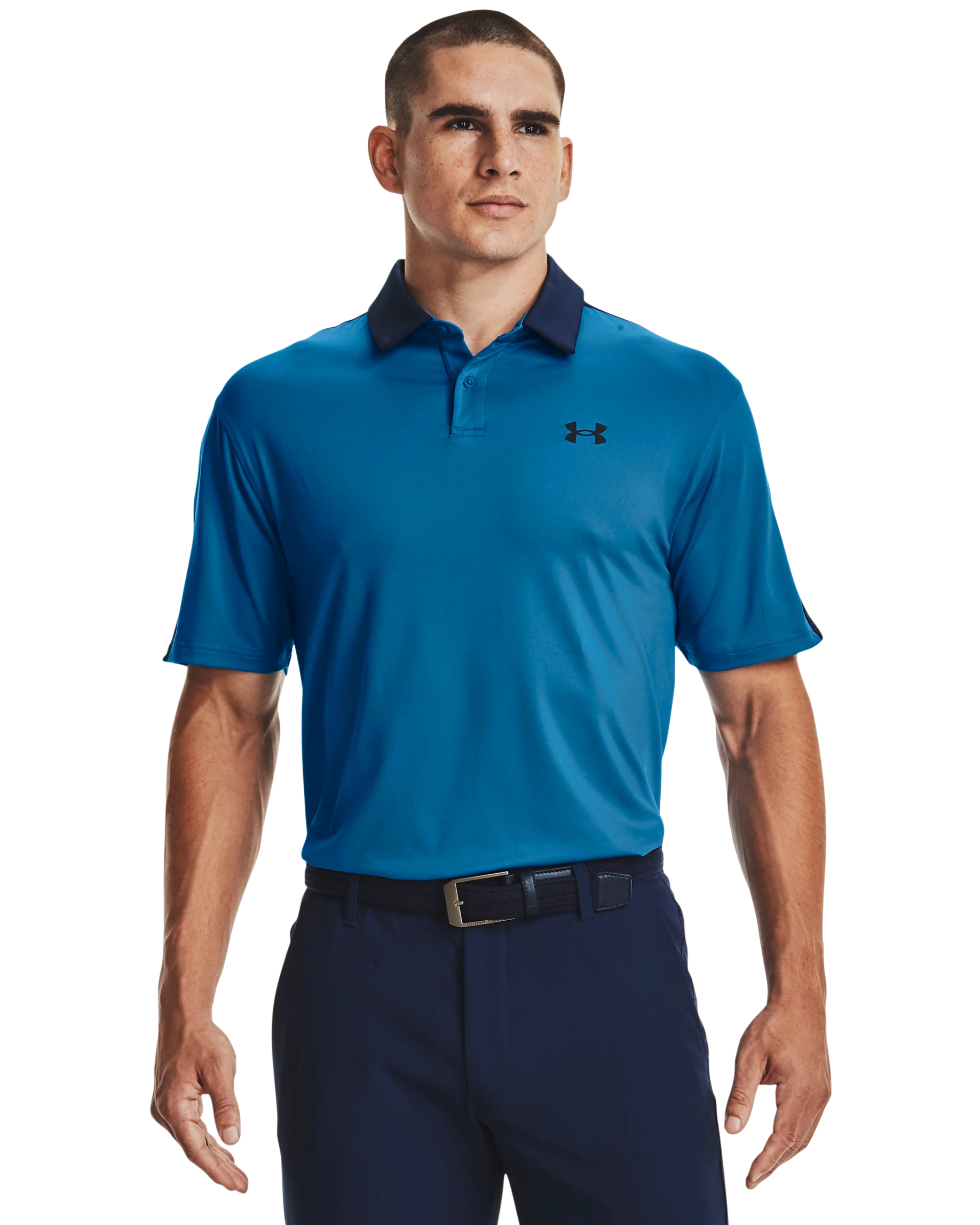 Men's UA Tee 2 Green Blocked Polo