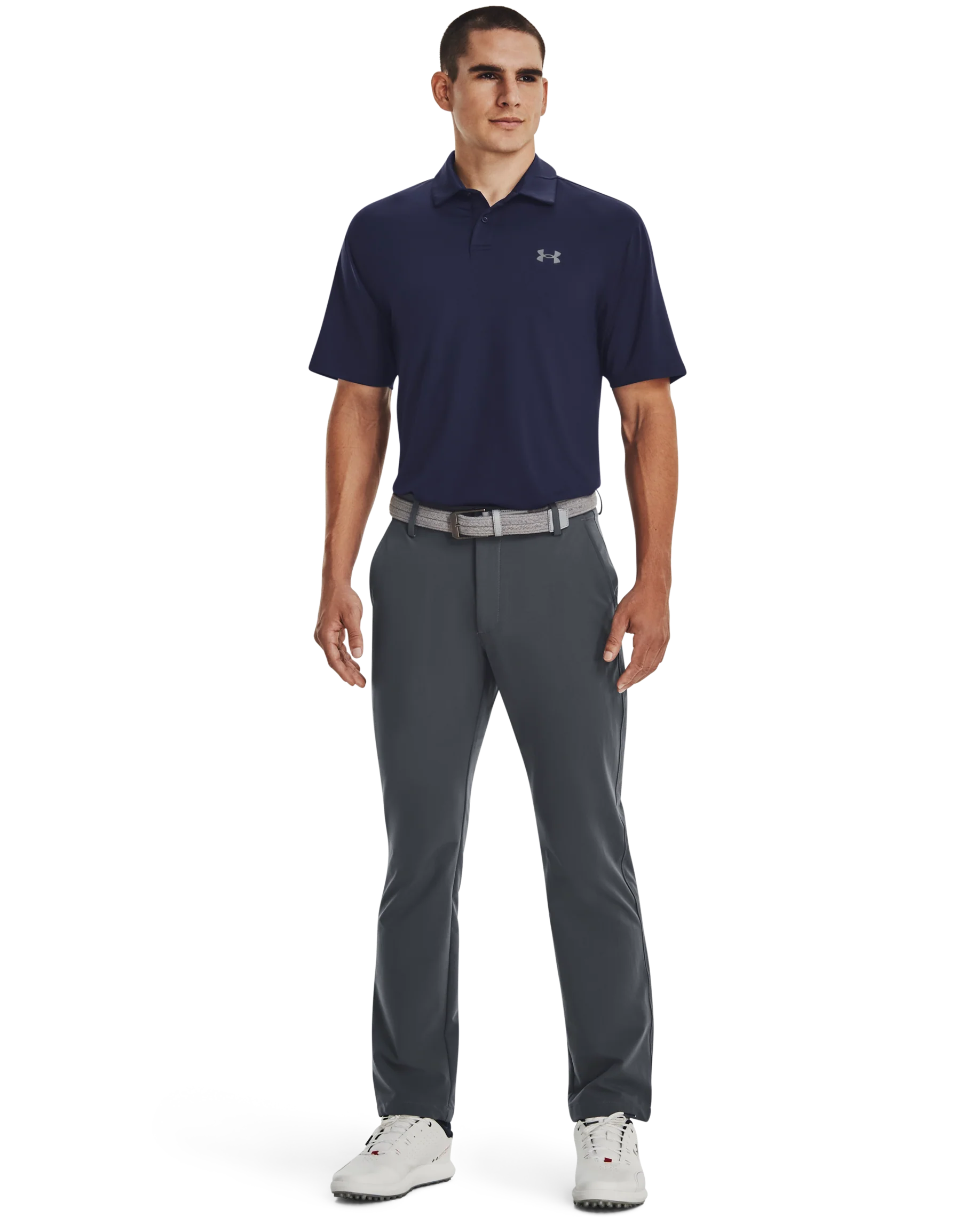 Men's UA Tee 2 Green Polo - Image 3