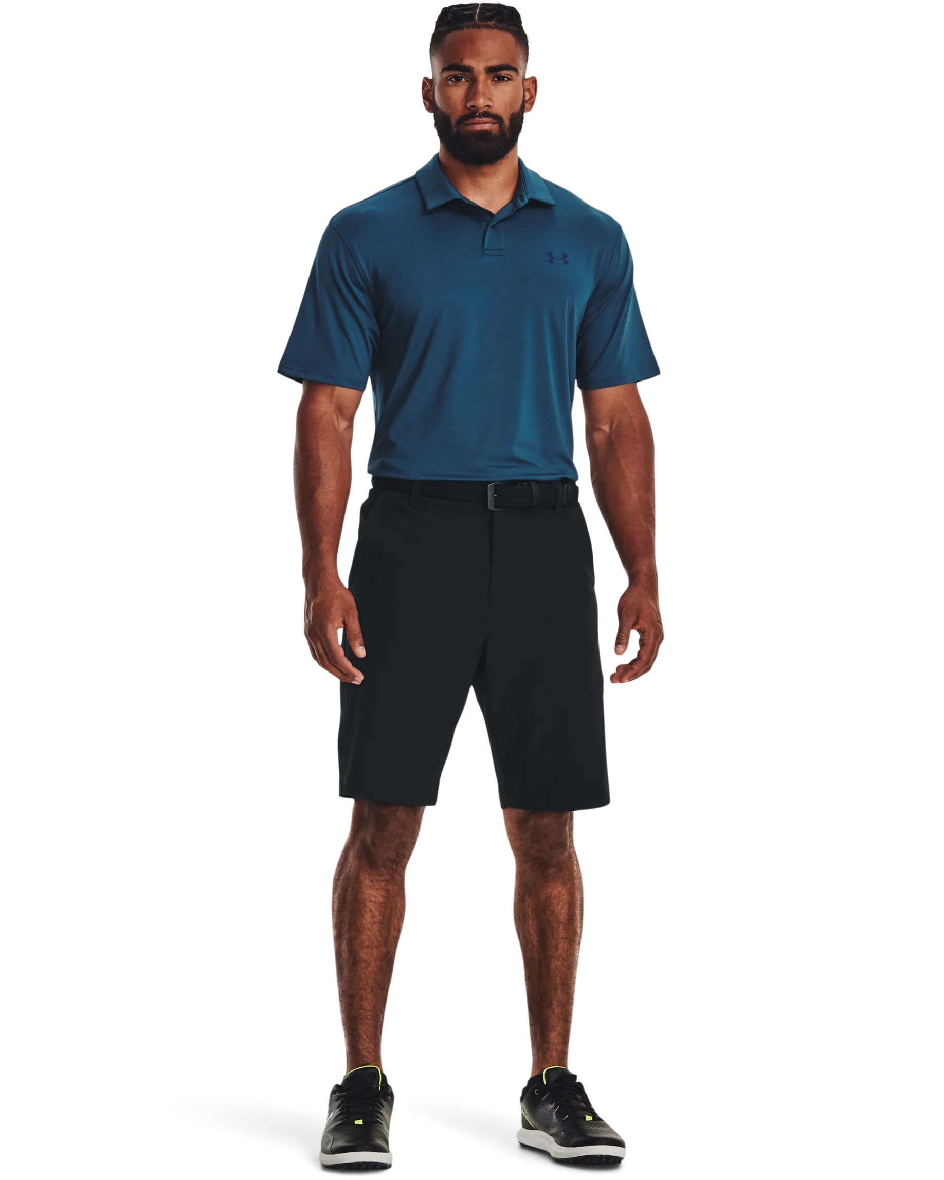 Men's UA Tee 2 Green Polo - Image 3