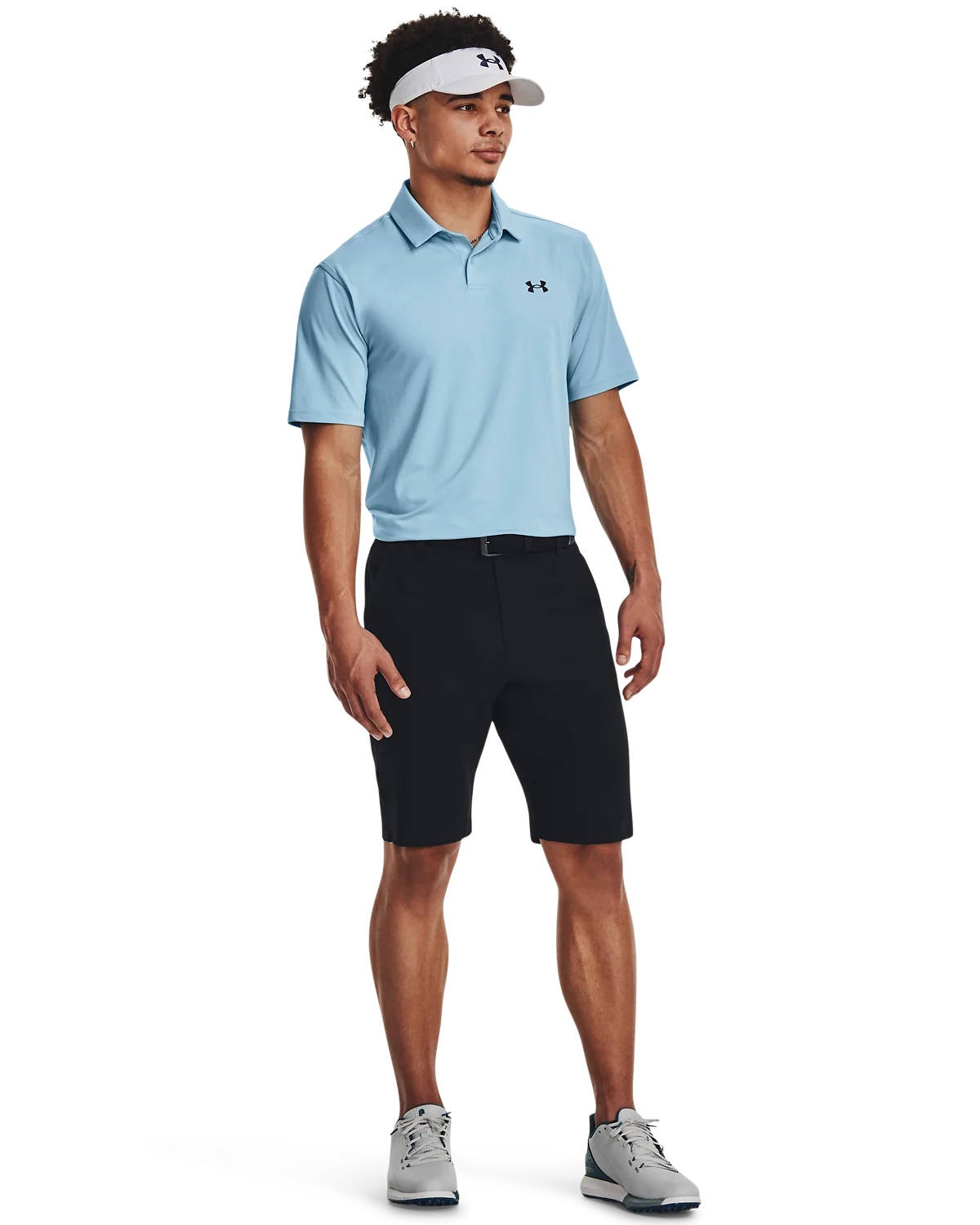 Men's UA Tee 2 Green Polo - Image 4