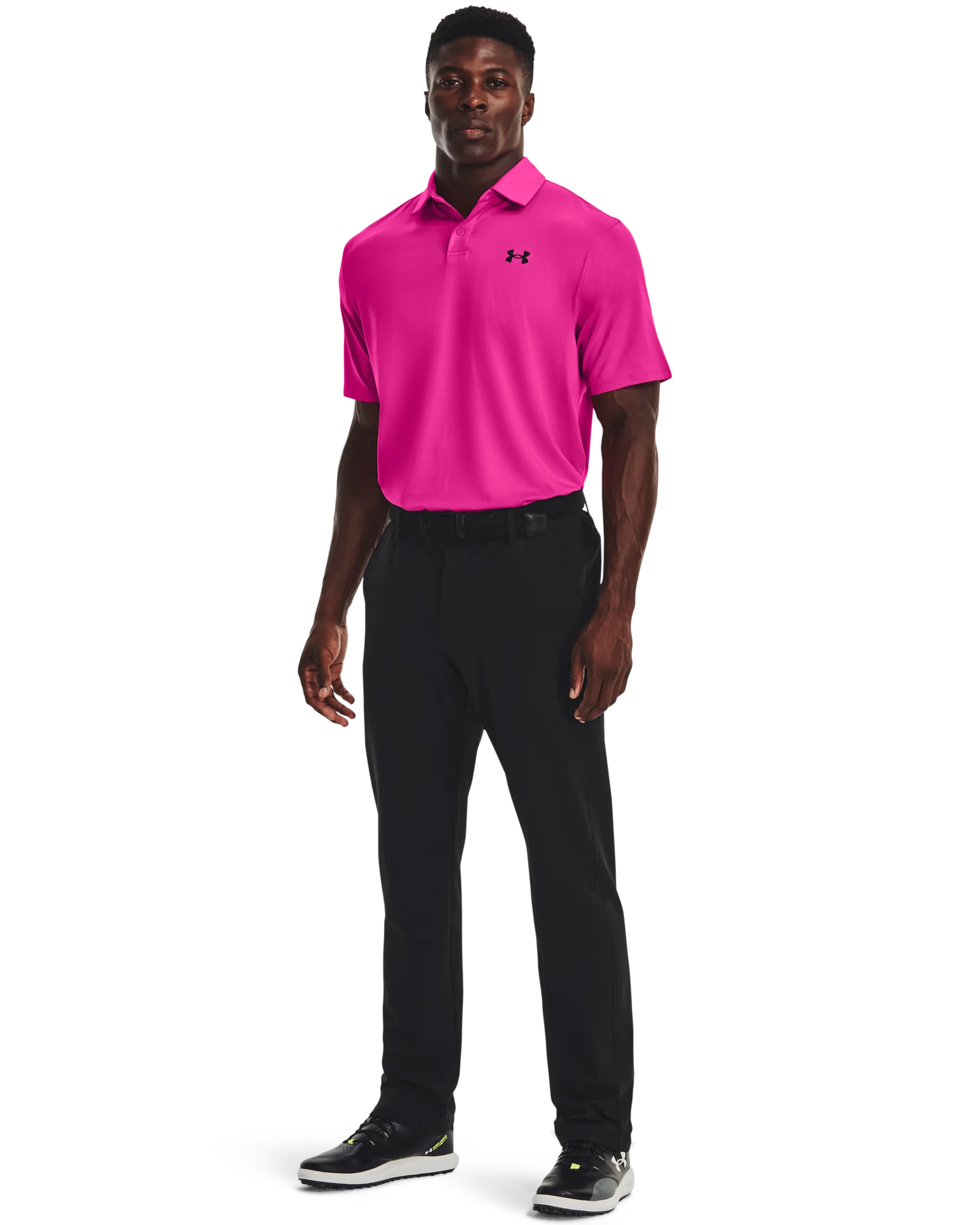 Men's UA Tee 2 Green Polo - Image 4