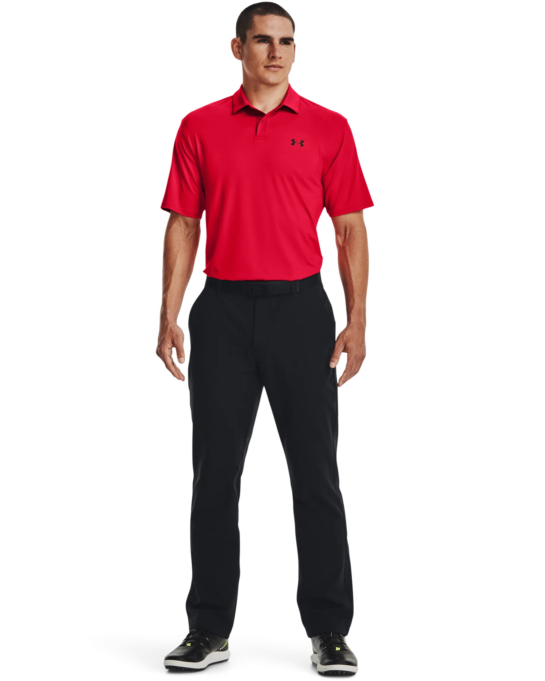 Men's UA Tee 2 Green Polo - Image 4