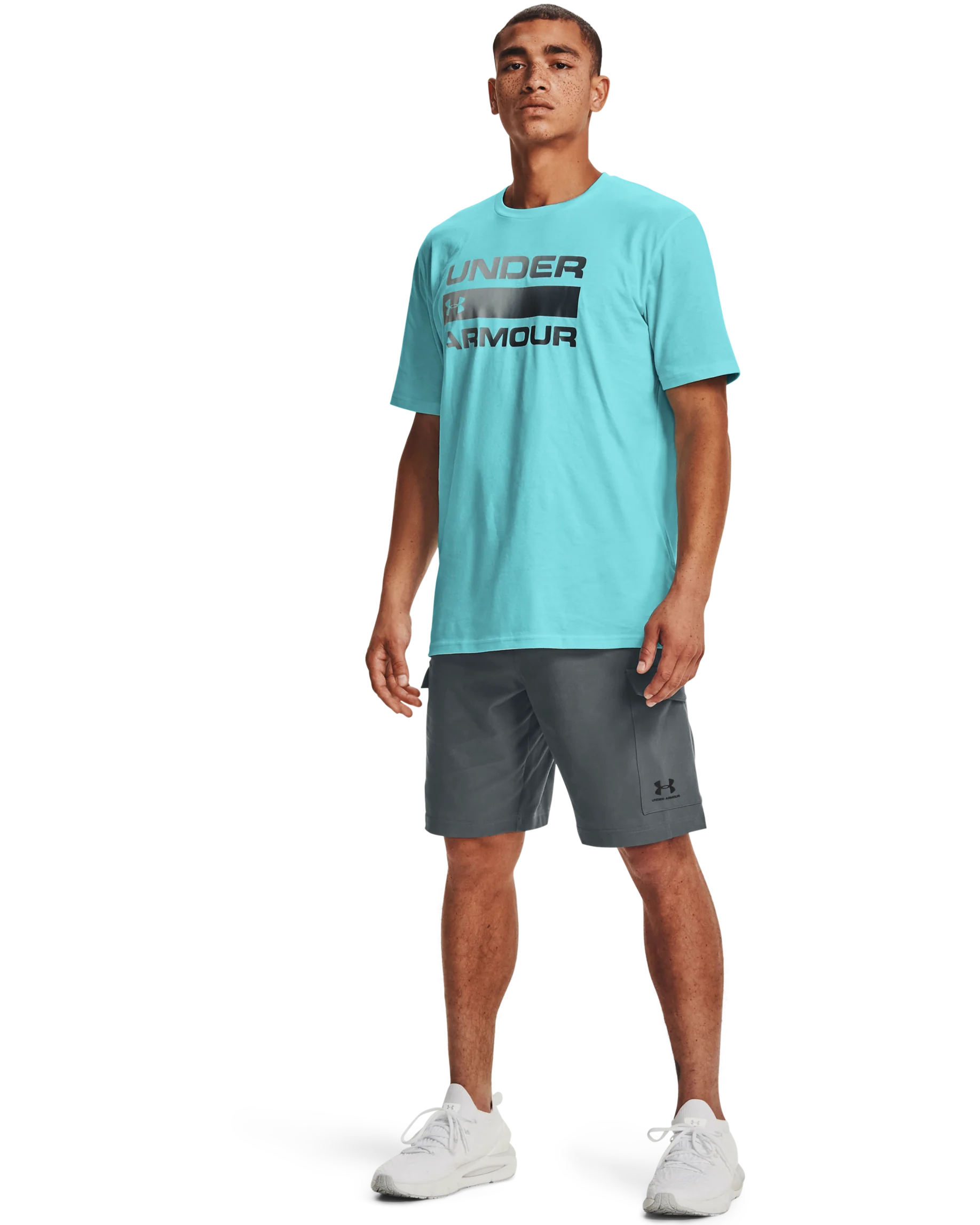 Men's UA Team Issue Wordmark Short Sleeve - Image 3