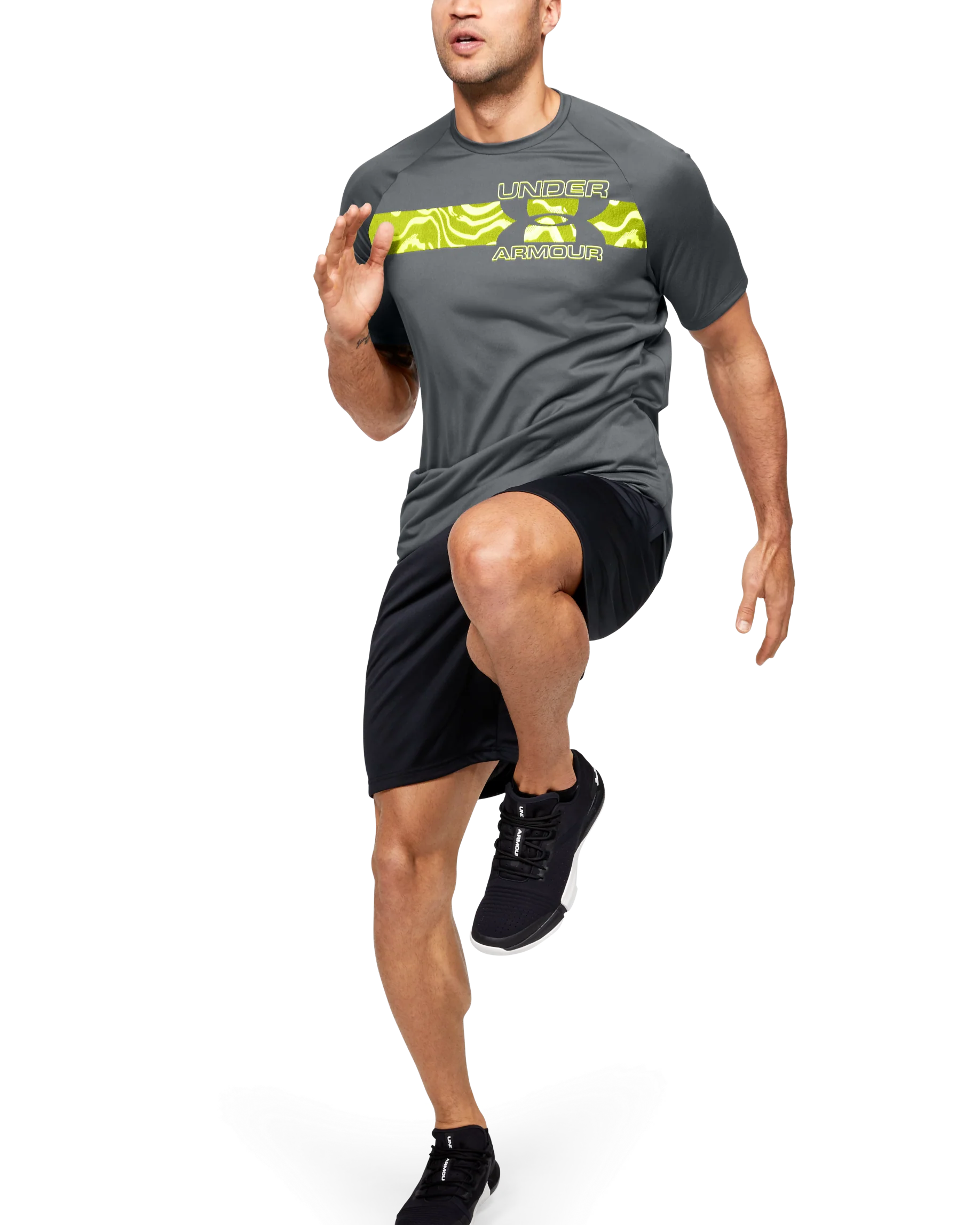 Men's UA Tech™ 2.0 Graphic Short Sleeve - Image 3