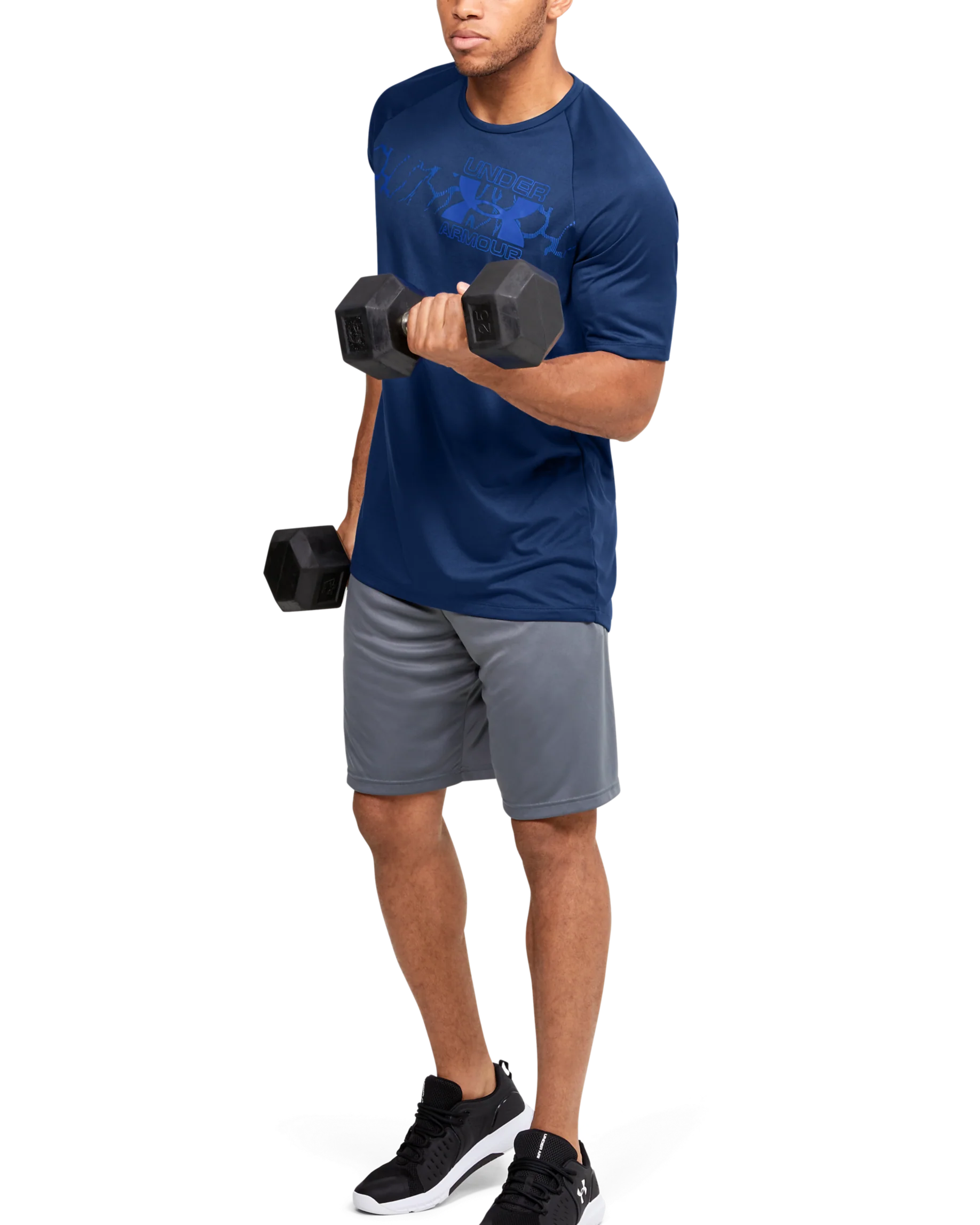 Men's UA Tech™ 2.0 Graphic Short Sleeve - Image 3