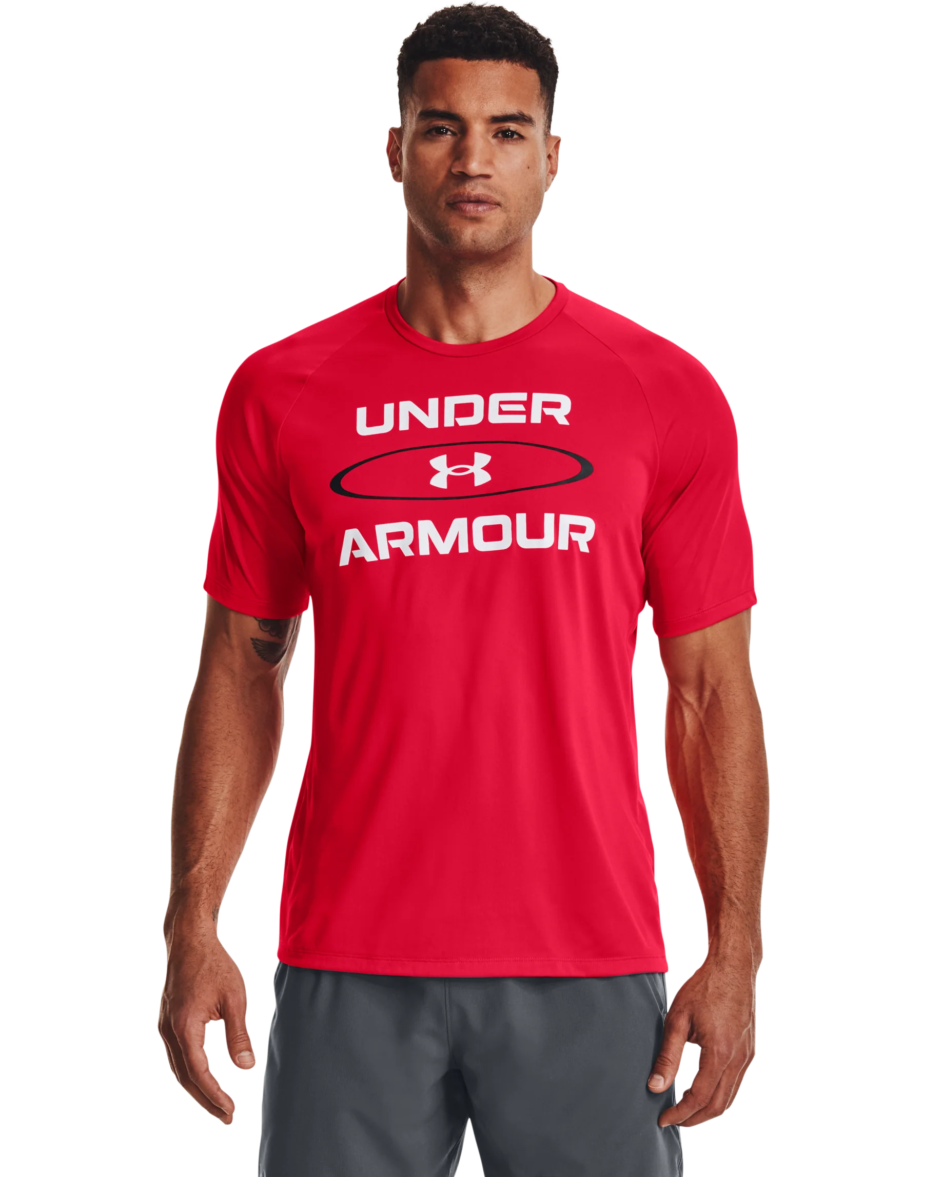 Men's UA Tech™ 2.0 Wordmark Graphic Short Sleeve