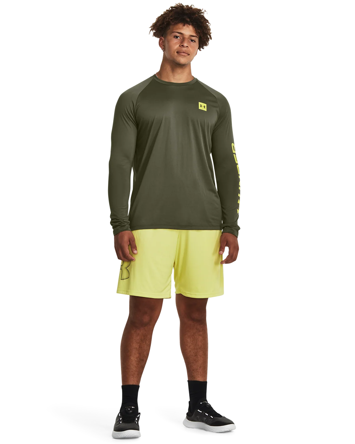 Men's UA Tech™ Print Fill Long Sleeve - Image 3