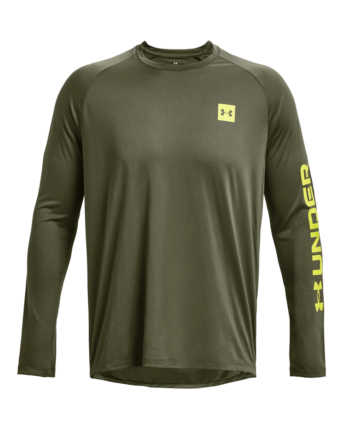 Men's UA Tech™ Print Fill Long Sleeve - Image 4