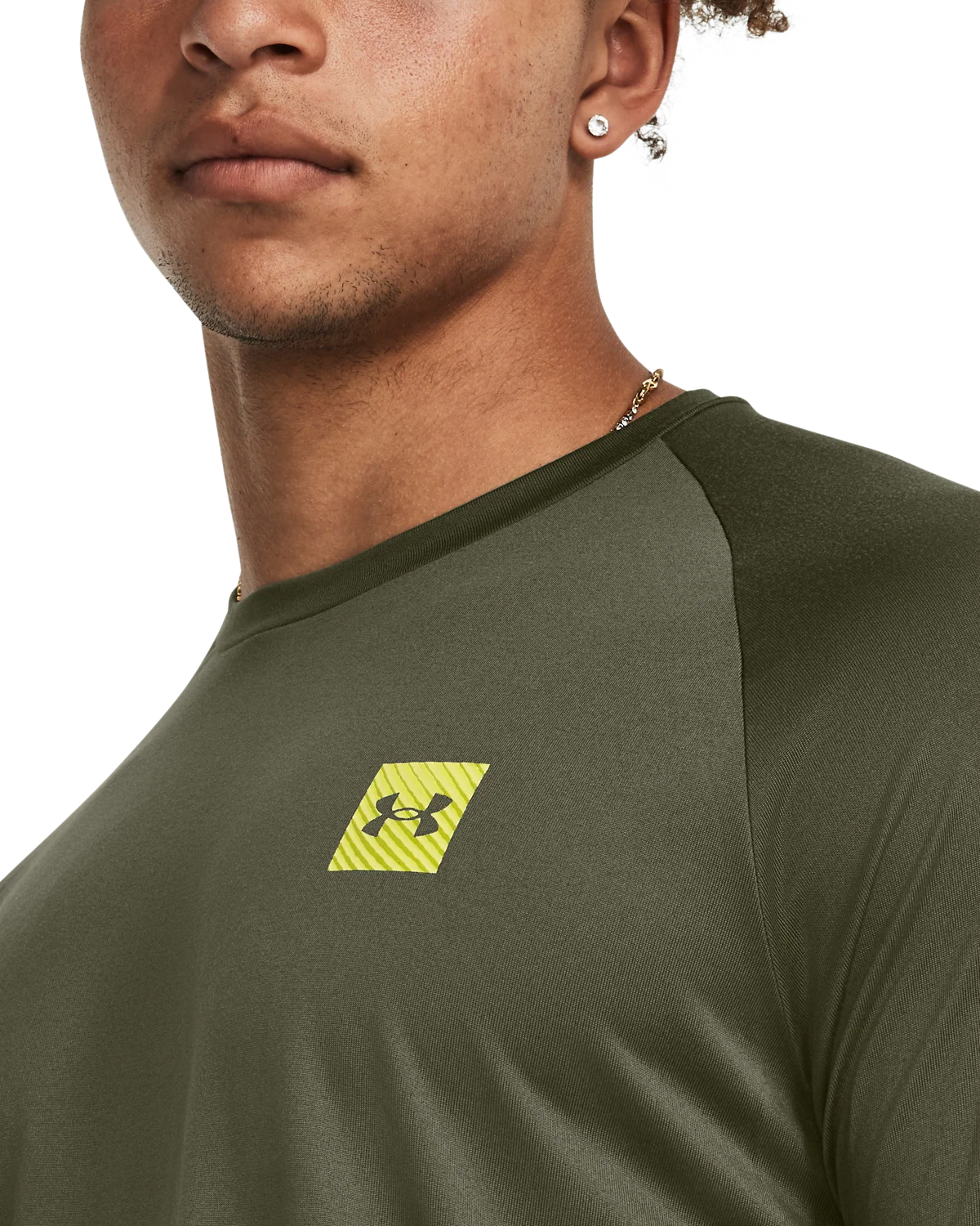 Men's UA Tech™ Print Fill Long Sleeve - Image 6