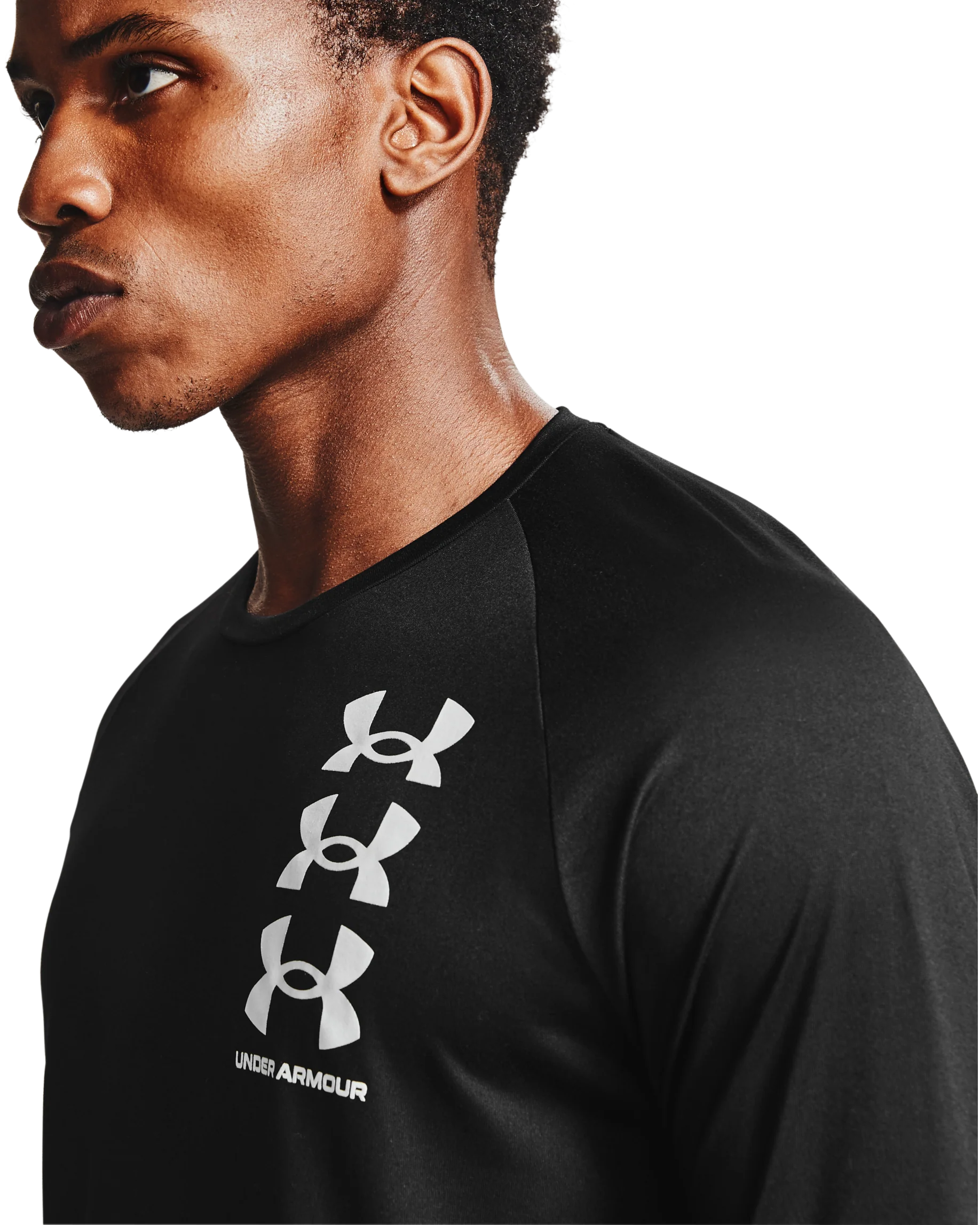Men's UA Tech™ Triple Logo Long Sleeve - Image 7