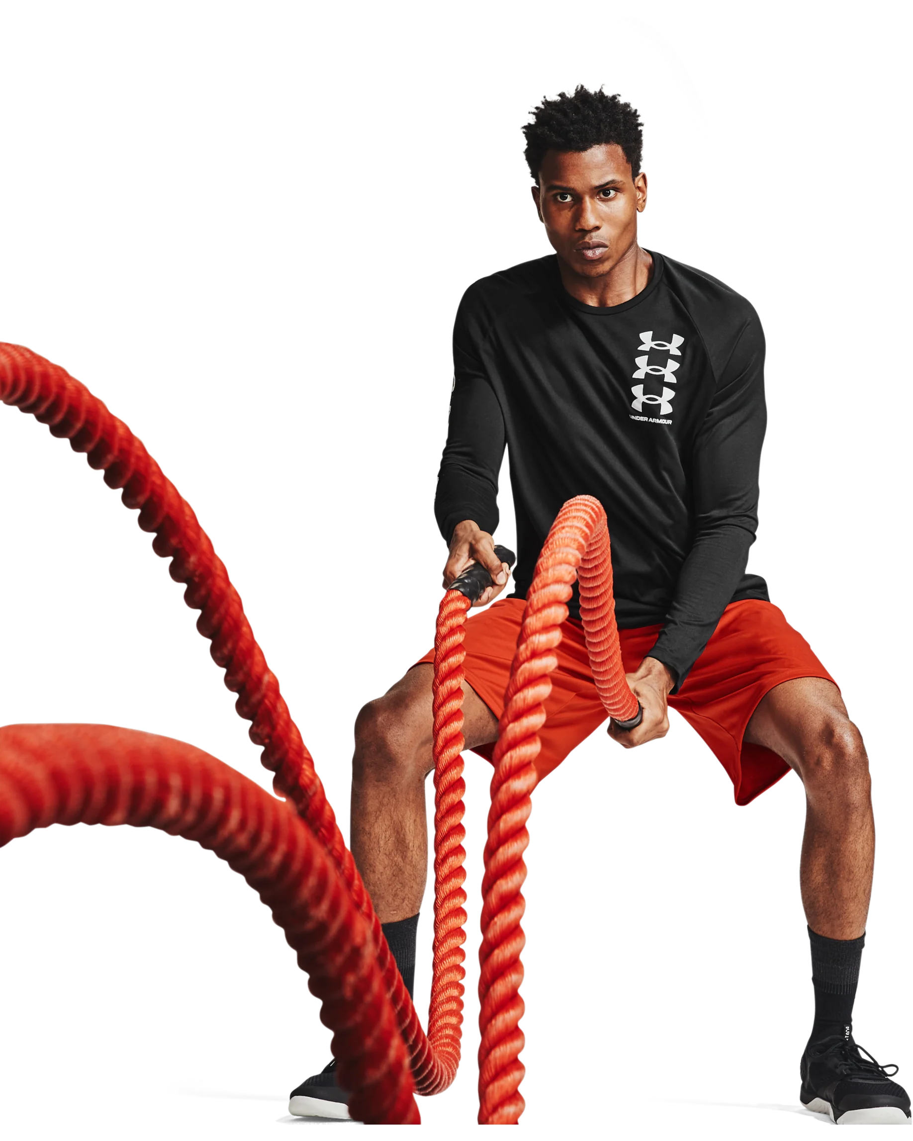 Men's UA Tech™ Triple Logo Long Sleeve - Image 8