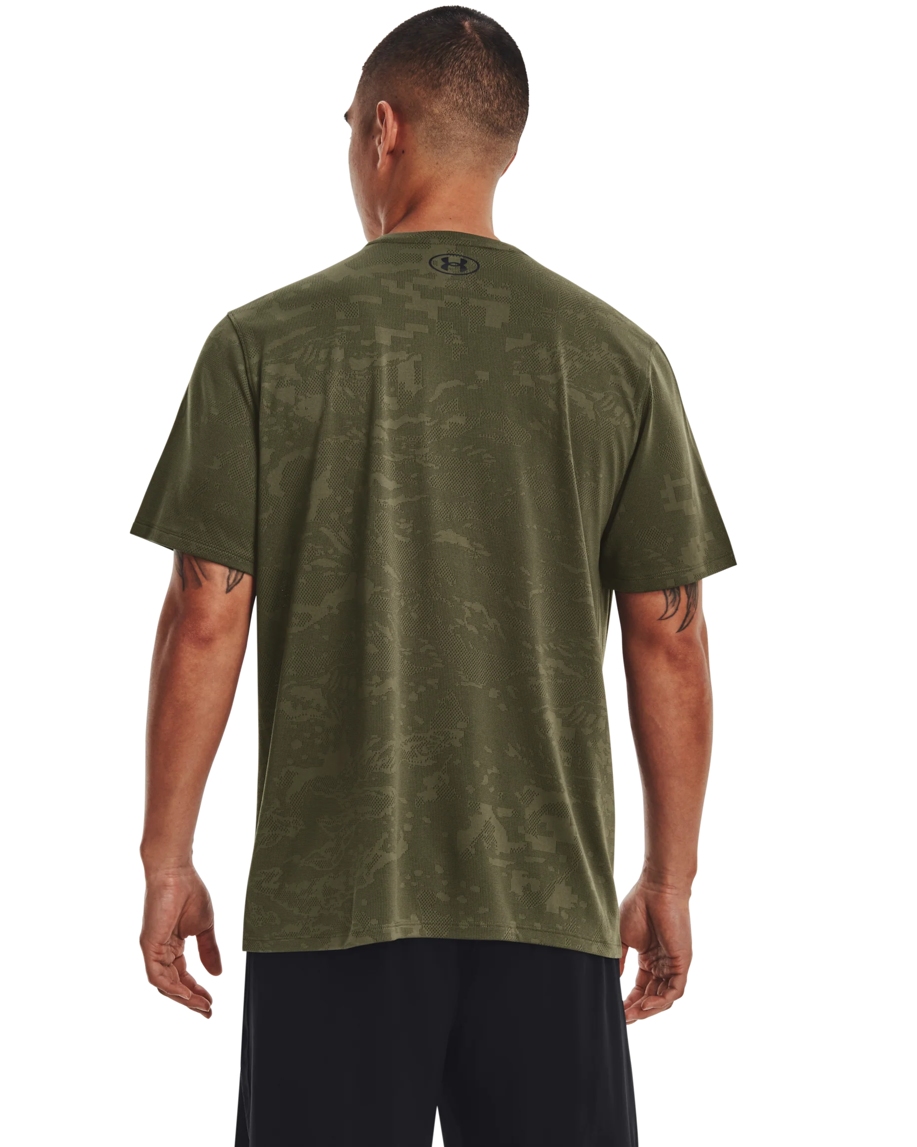 Men's UA Tech™ Vent Jacquard Short Sleeve - Image 2