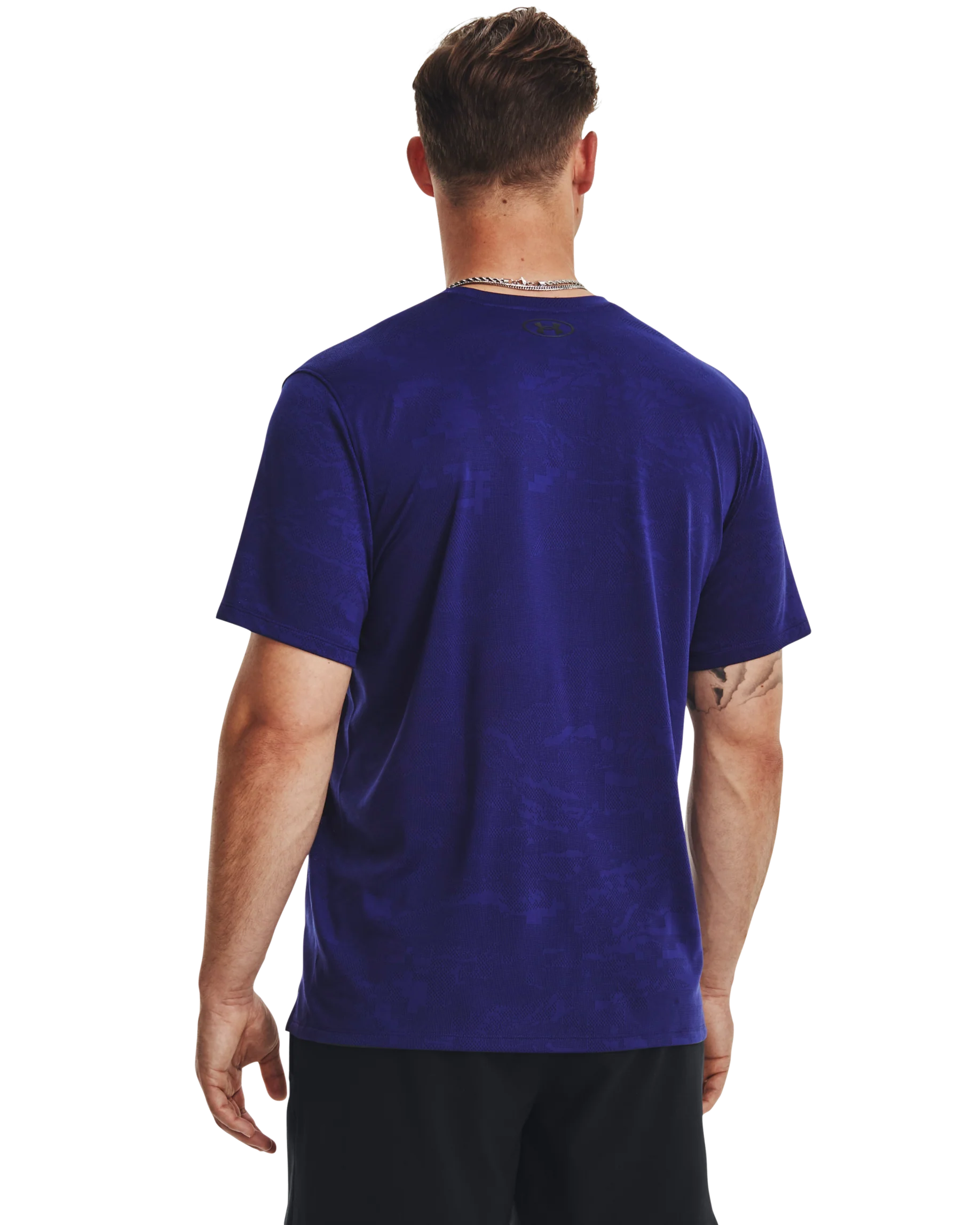 Men's UA Tech™ Vent Jacquard Short Sleeve - Image 3