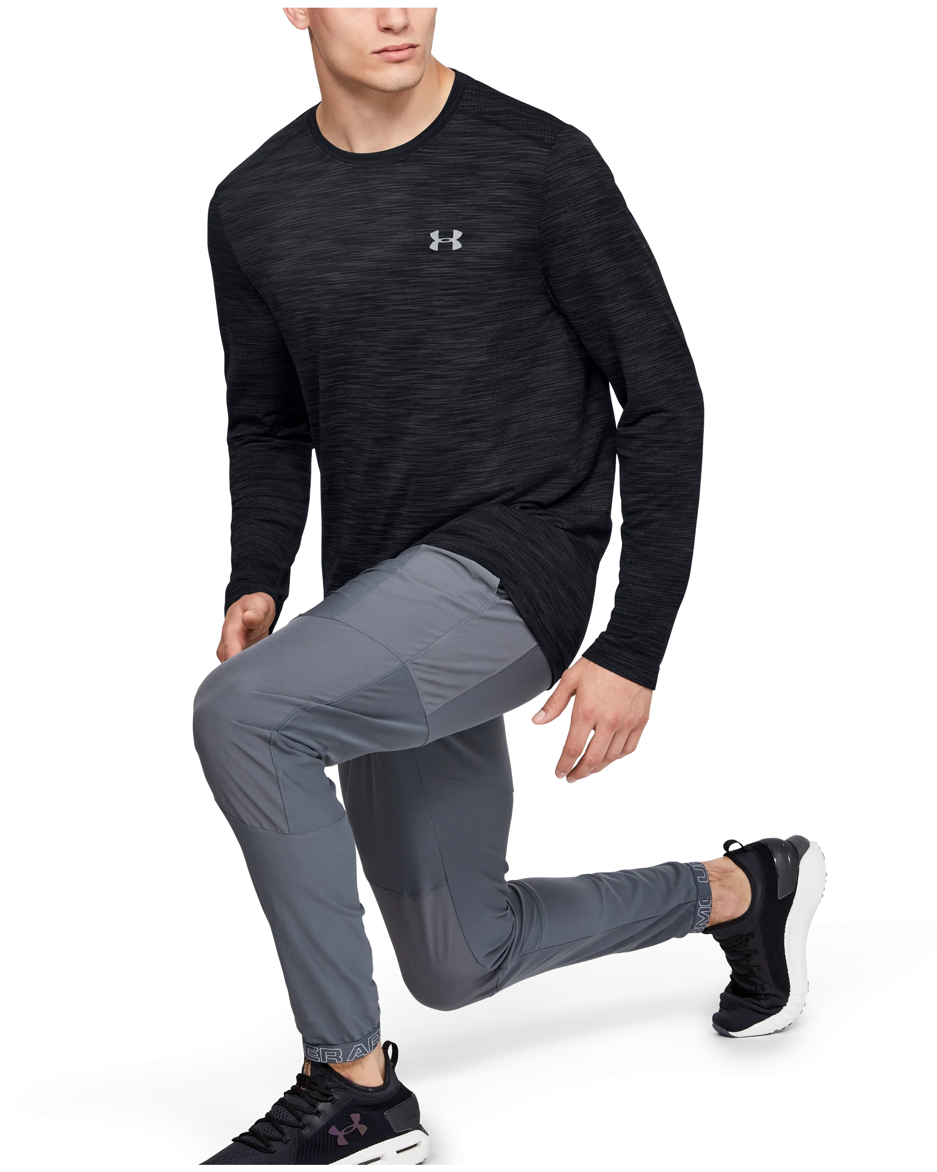 Men's UA Threadborne Seamless Long Sleeve T-Shirt - Image 3