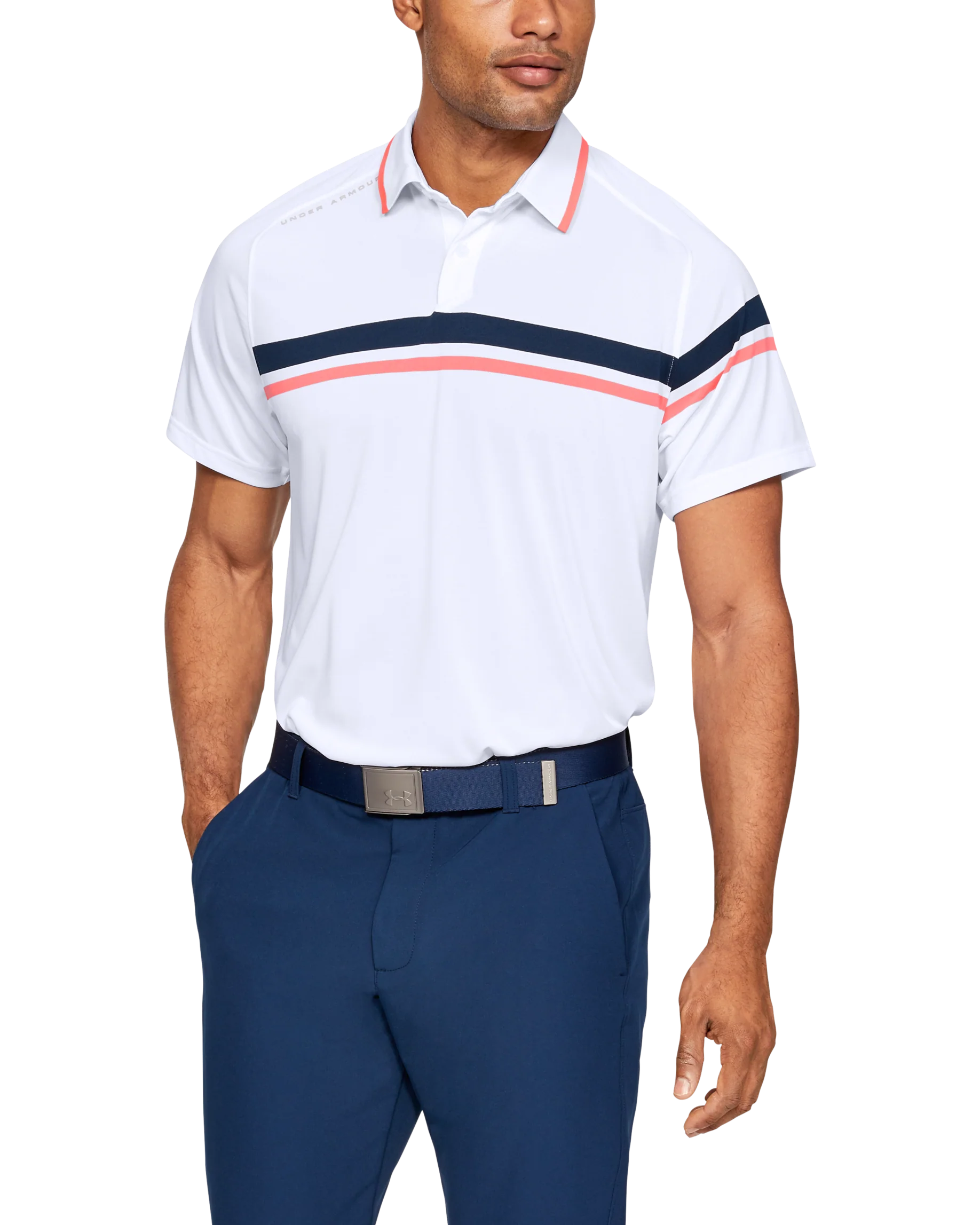 Men's UA Tour Tips Drive Polo Short Sleeve Shirt