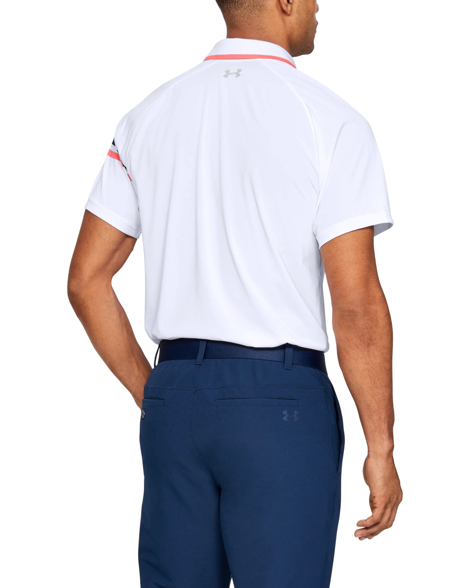 Men's UA Tour Tips Drive Polo Short Sleeve Shirt - Image 2