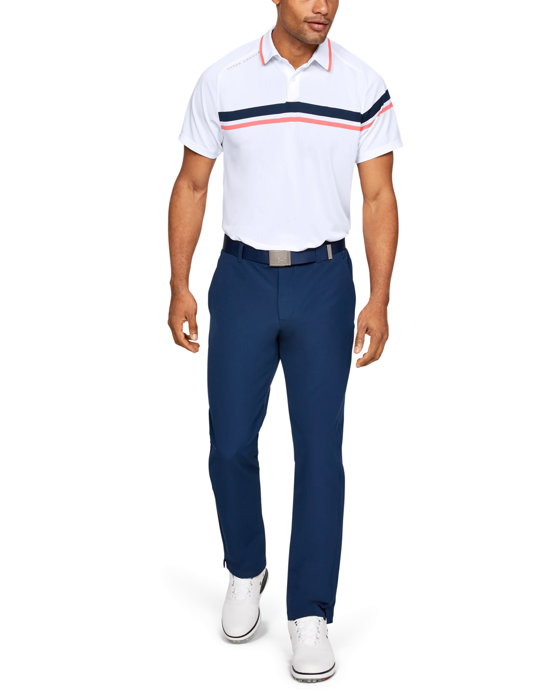 Men's UA Tour Tips Drive Polo Short Sleeve Shirt - Image 3