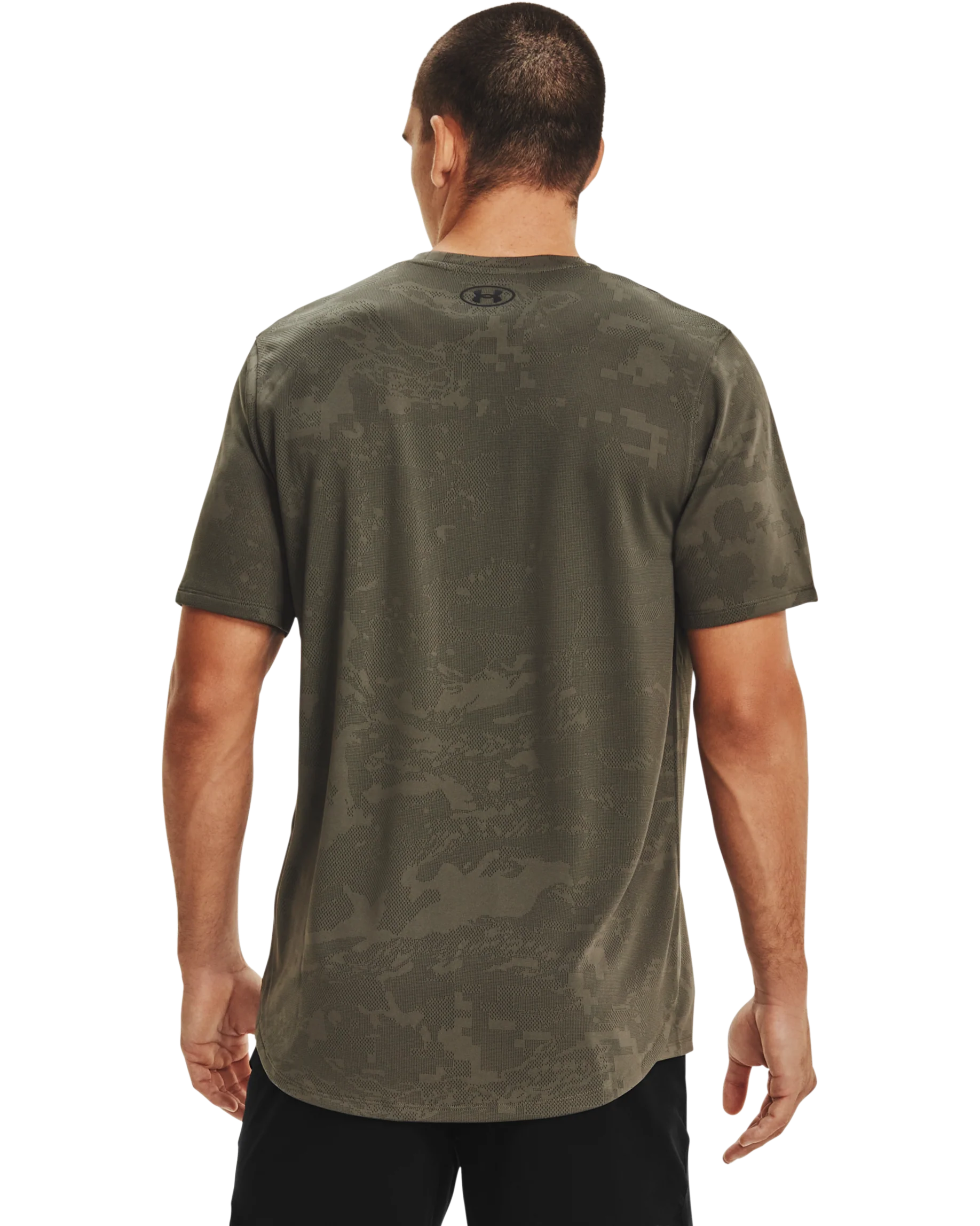 Men's UA Training Vent Camo Short Sleeve - Image 2