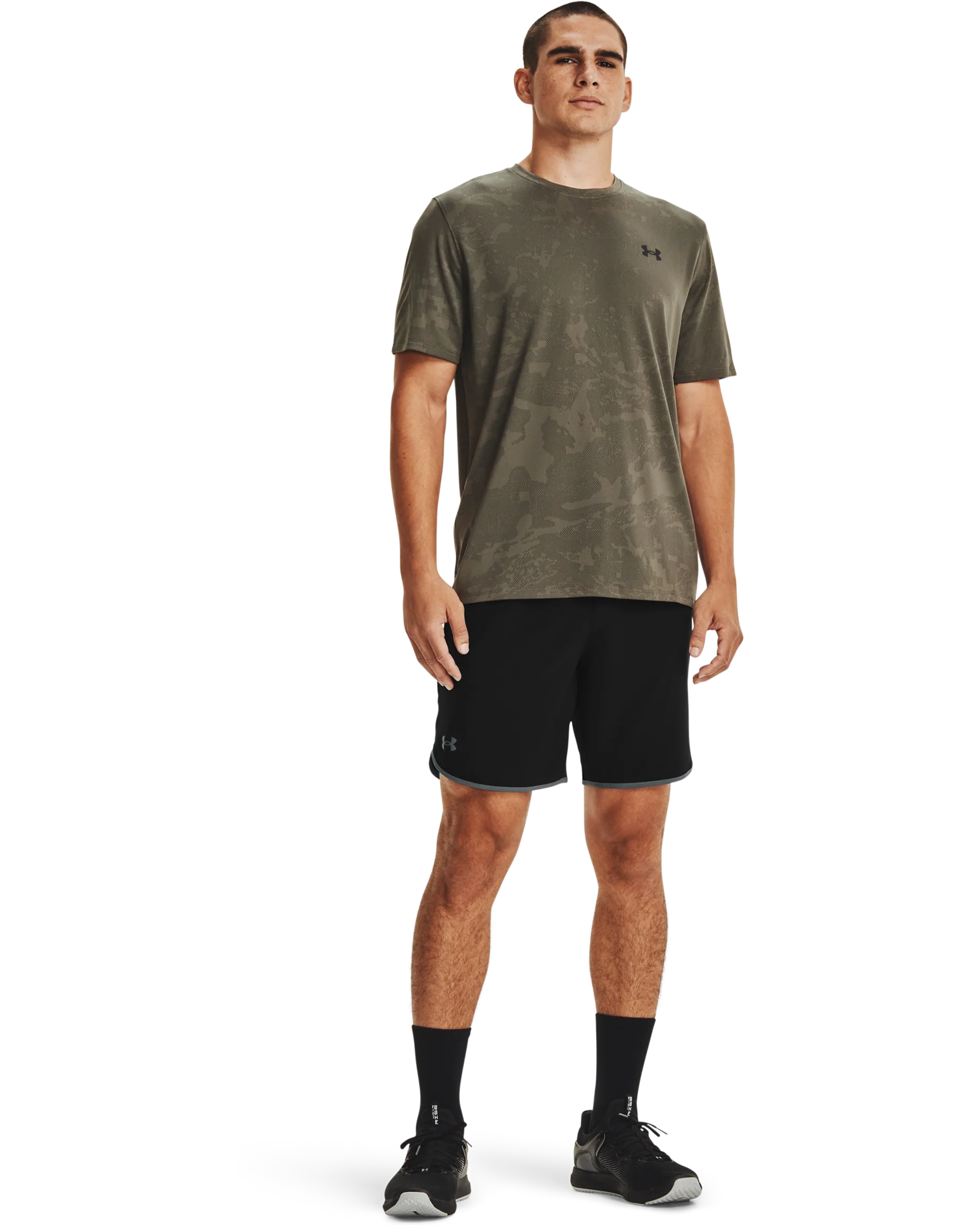 Men's UA Training Vent Camo Short Sleeve - Image 3