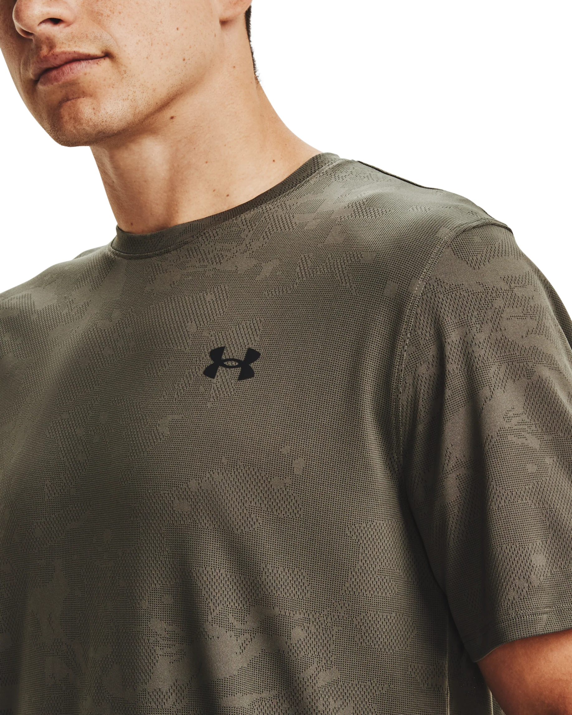 Men's UA Training Vent Camo Short Sleeve - Image 5