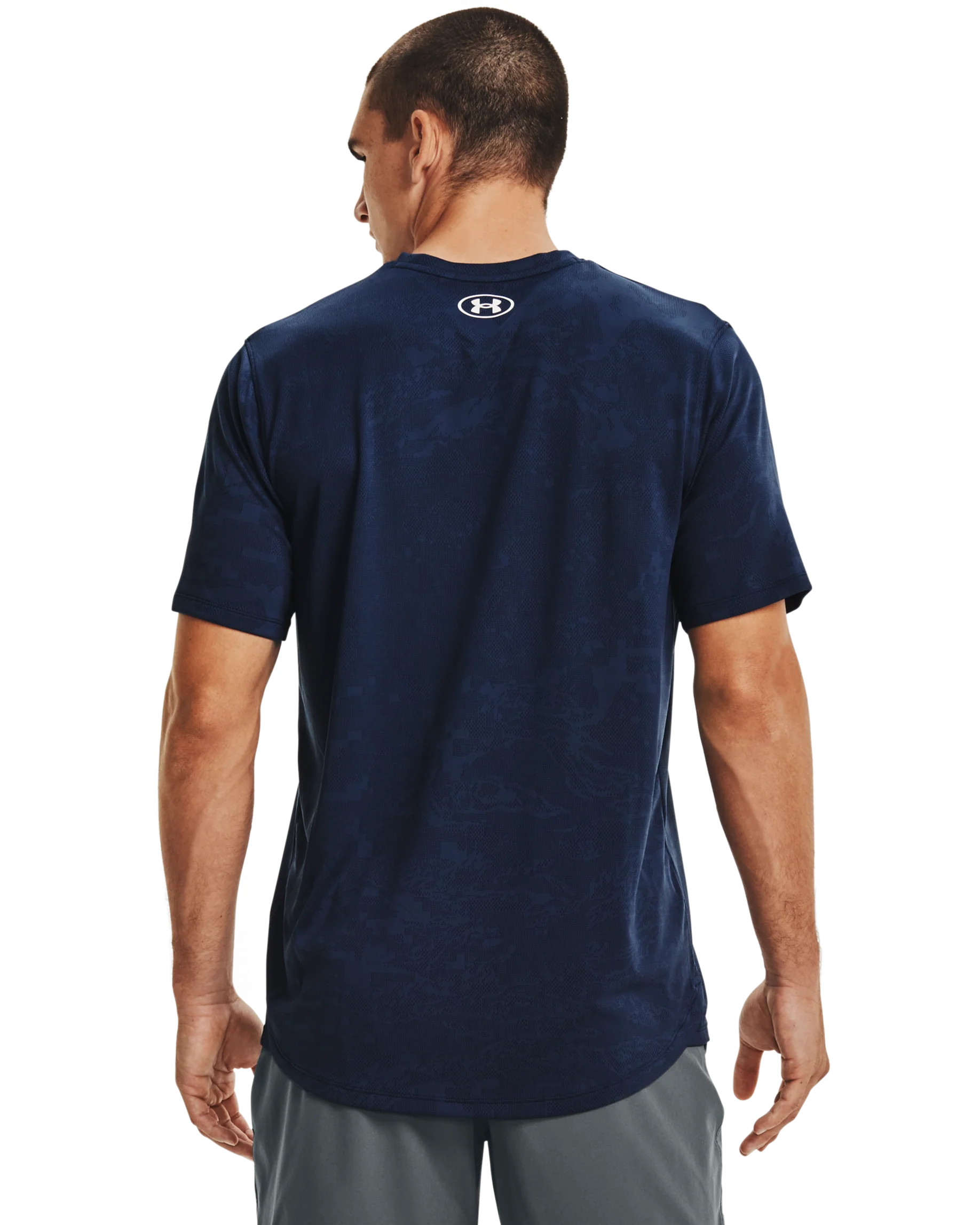 Men's UA Training Vent Camo Short Sleeve - Image 2