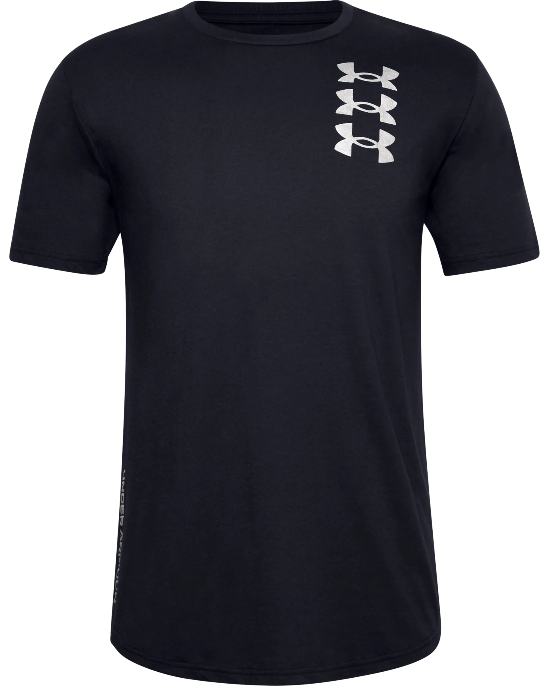 Men's UA Triple Stack Logo Short Sleeve - Image 4