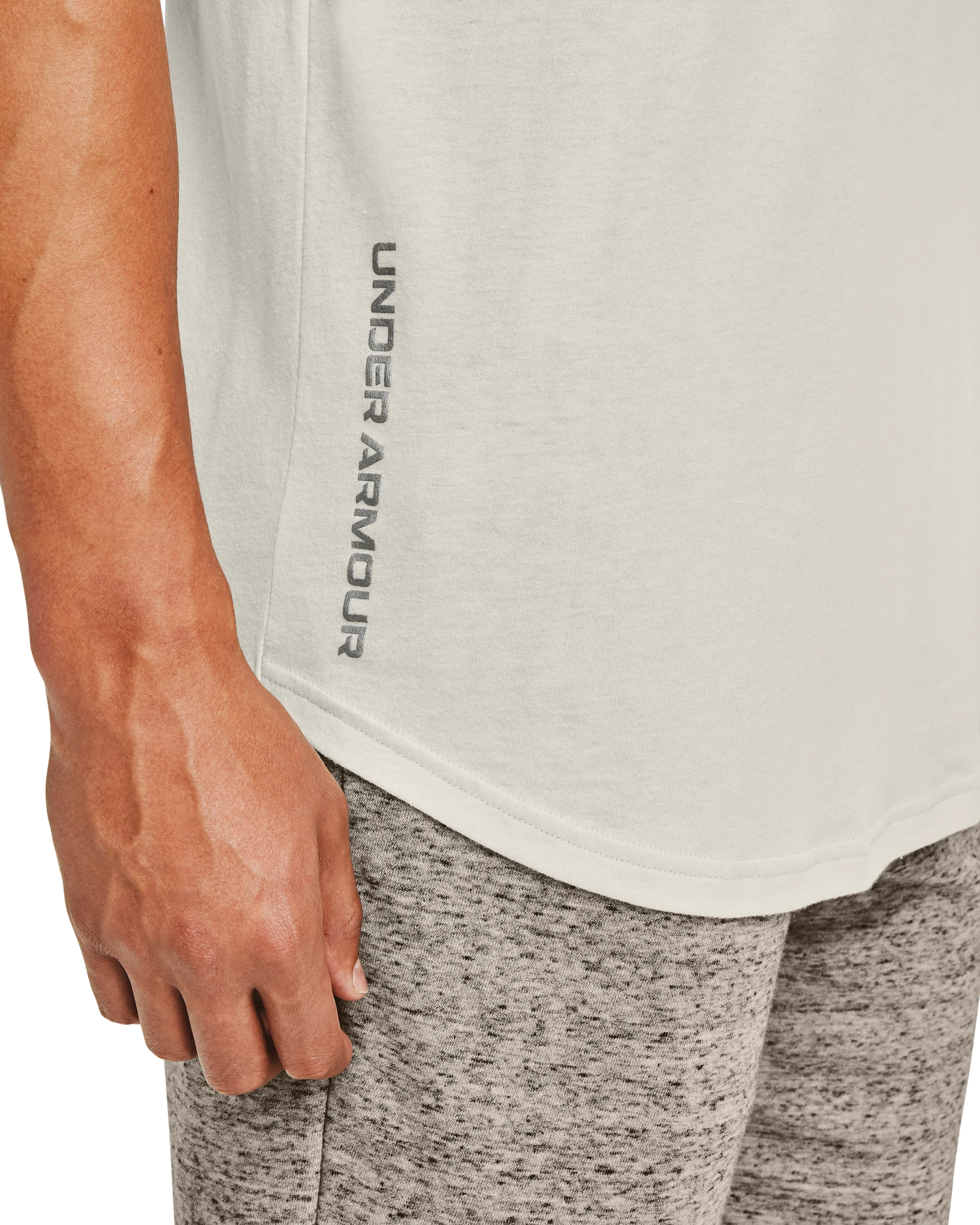 Men's UA Triple Stack Logo Short Sleeve - Image 6