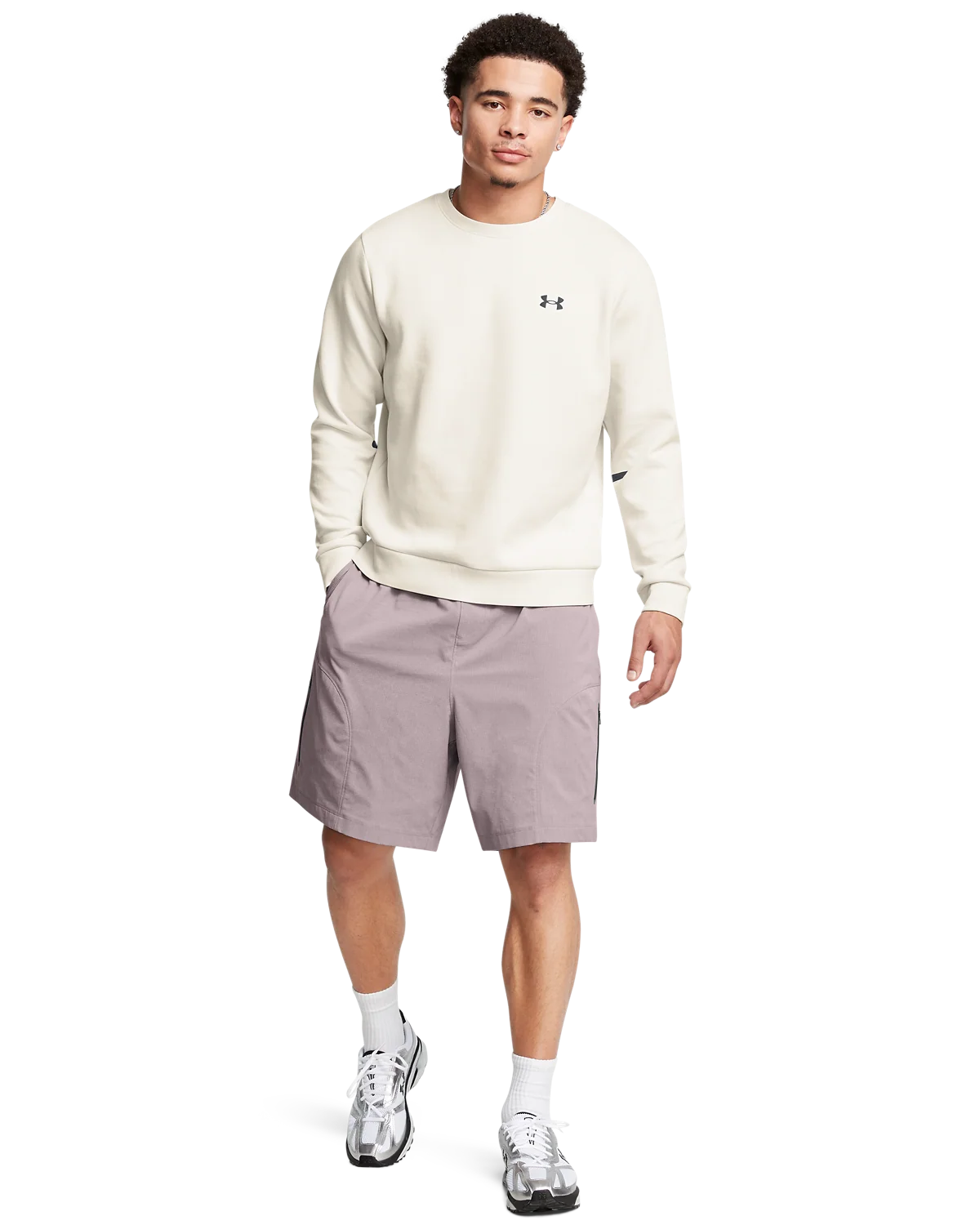 Men's UA Unstoppable Fleece Crew - Image 3