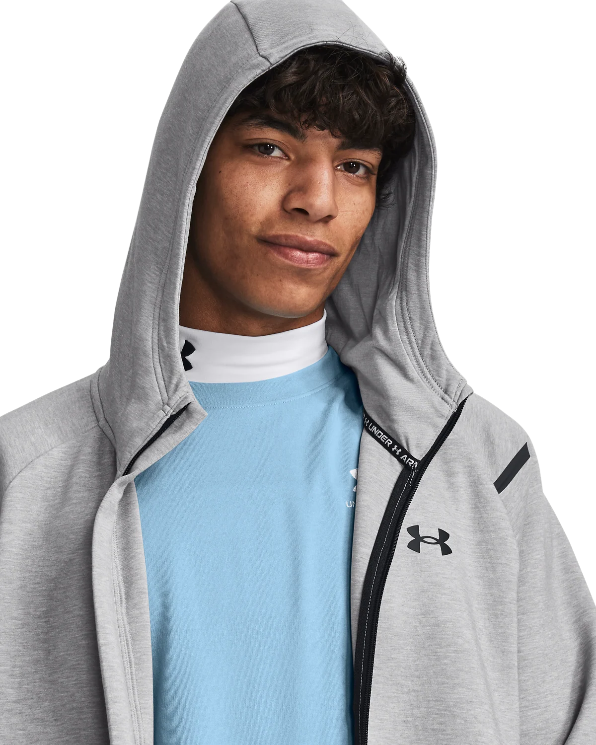 Men's UA Unstoppable Fleece Full-Zip - Image 4