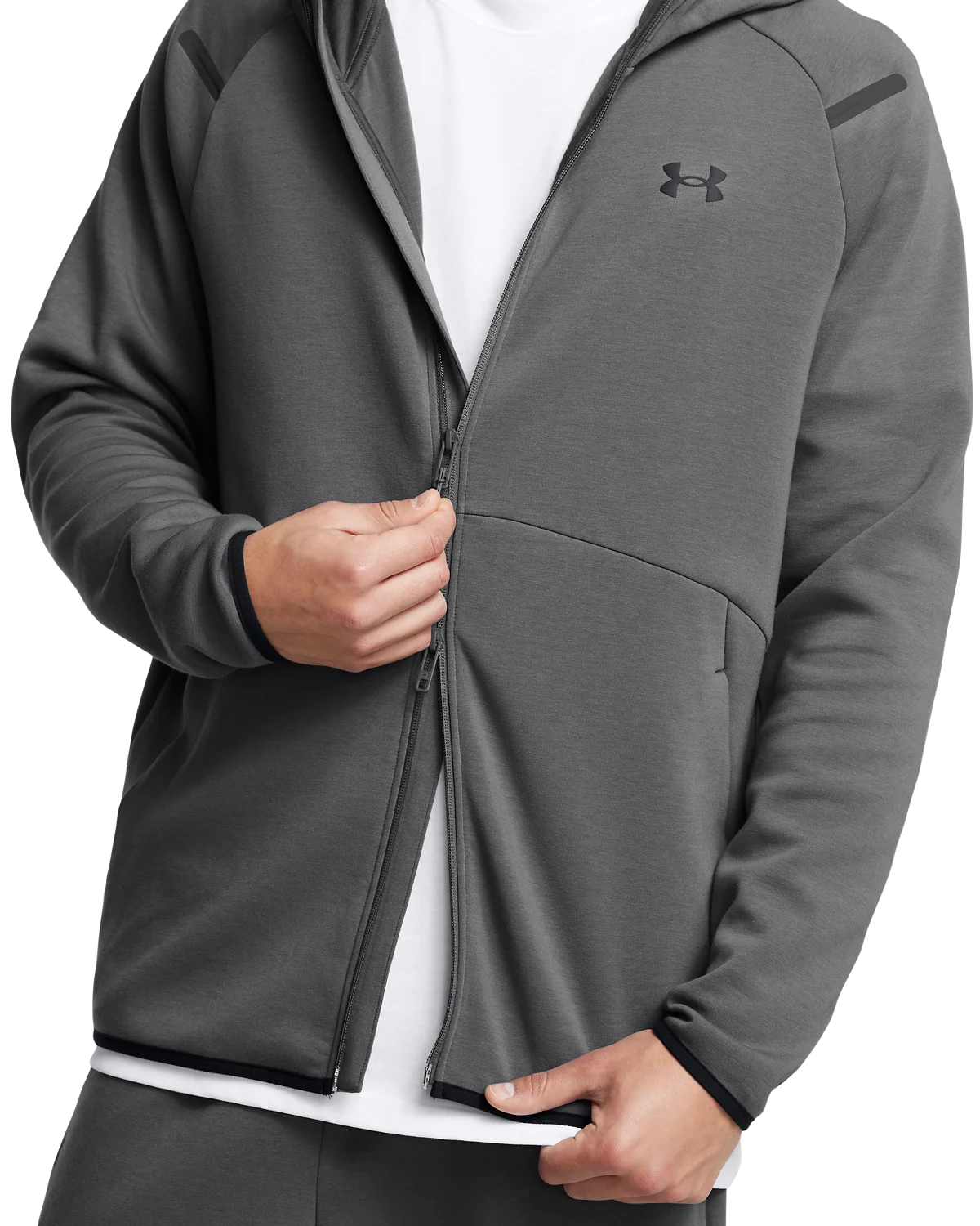 Men's UA Unstoppable Fleece Hoodie - Image 6