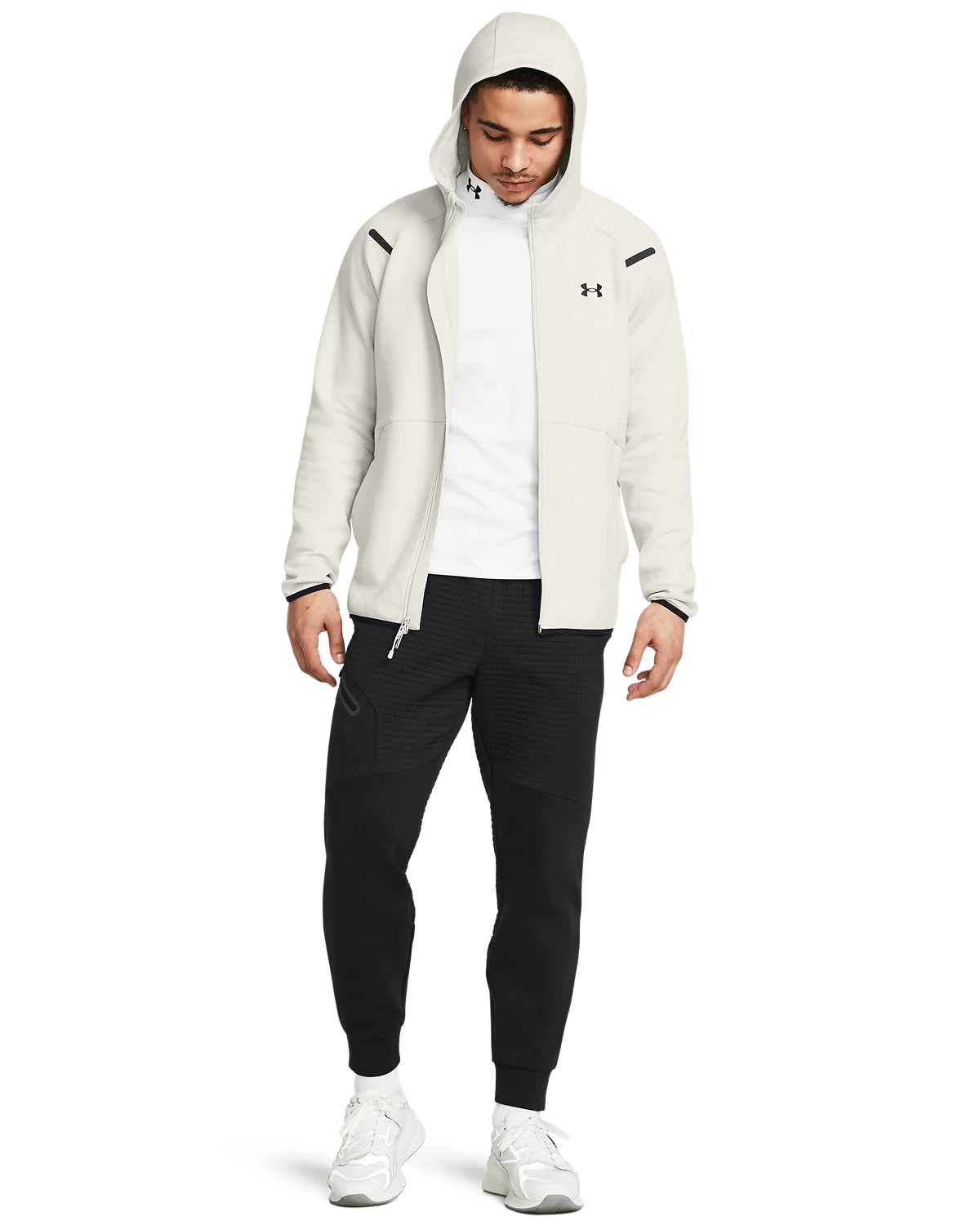 Men's UA Unstoppable Fleece Full-Zip Hoodie - Image 4