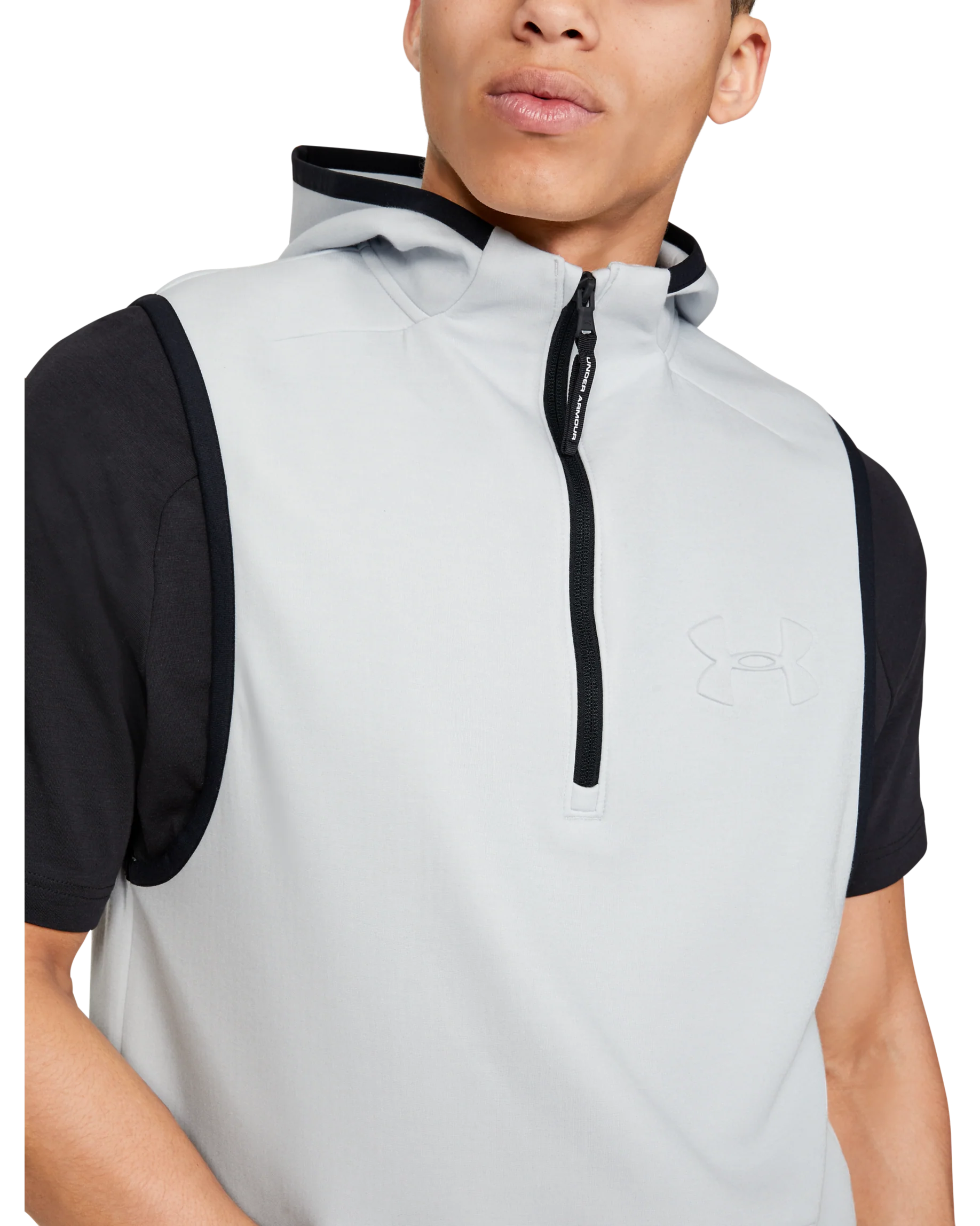 Men's UA Unstoppable Move Light Sleeveless Hoodie - Image 5