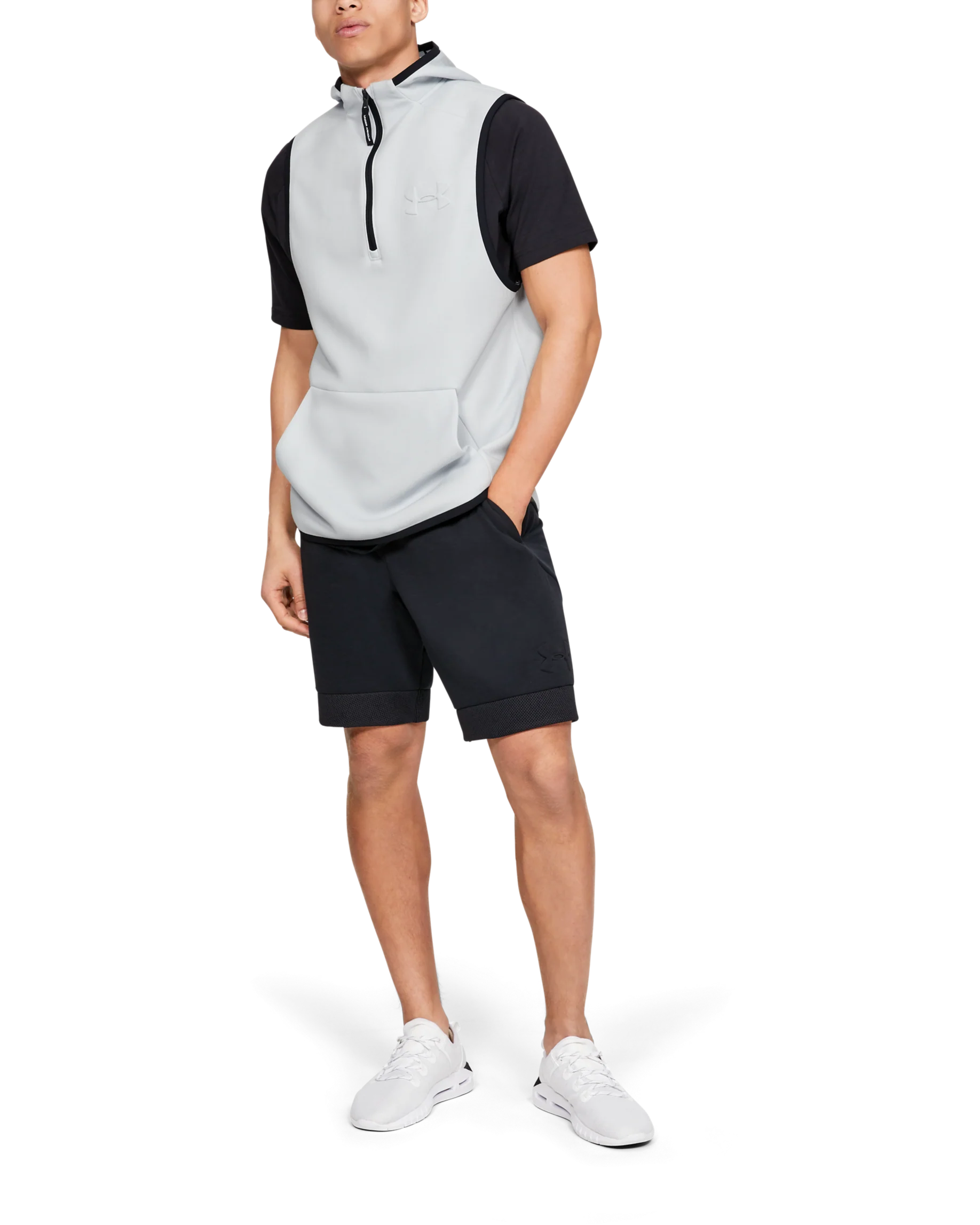Men's UA Unstoppable Move Light Sleeveless Hoodie - Image 6