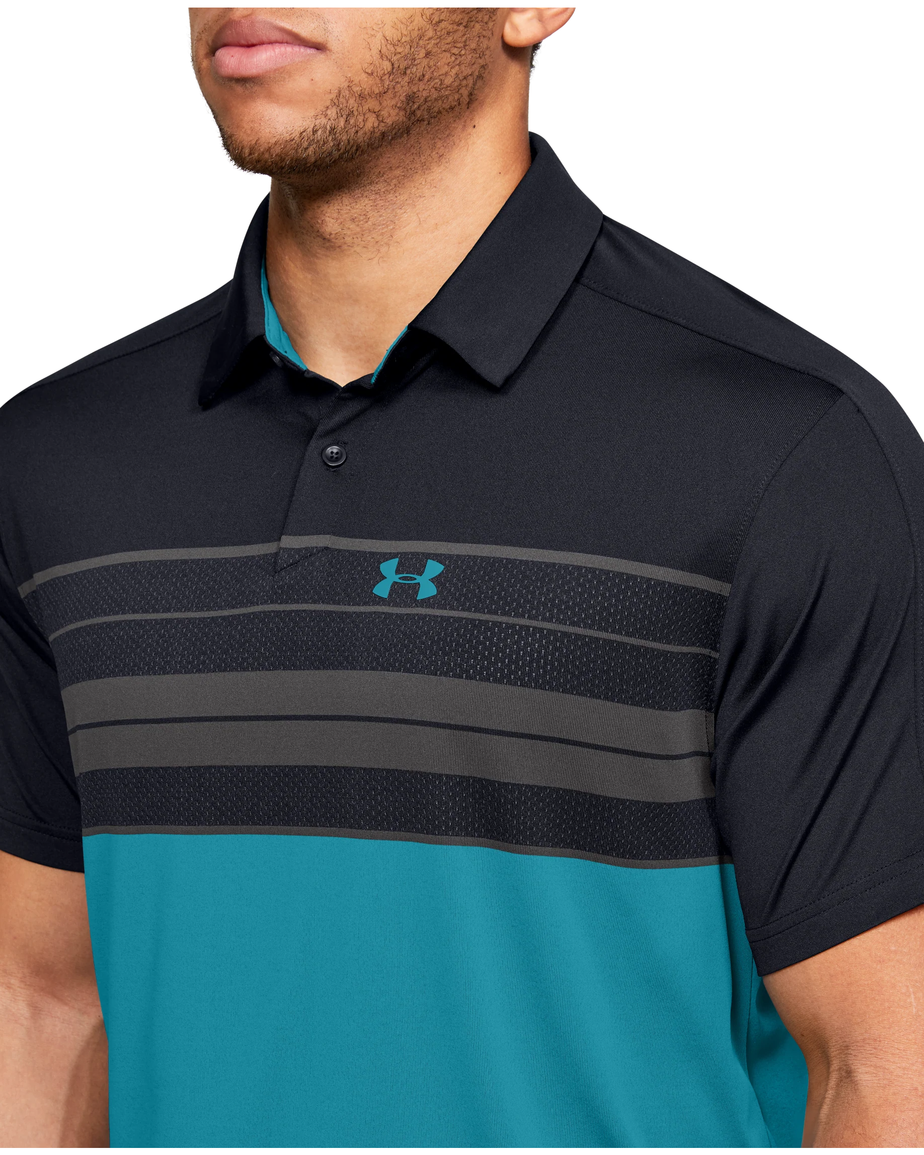 Men's UA Vanish Chest Stripe Polo - Image 5